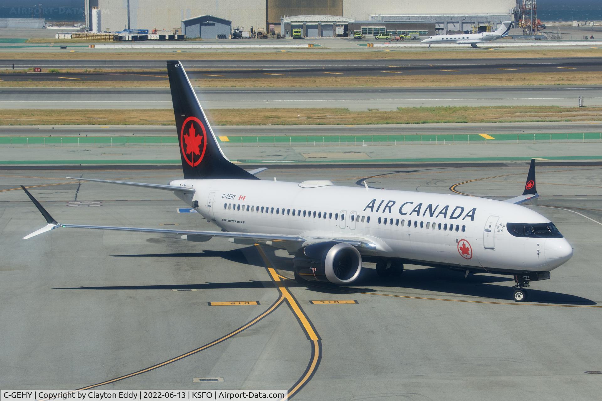 C-GEHY, 2019 Boeing 737-8 MAX C/N 61228, Sky Terrace SfO 2022.