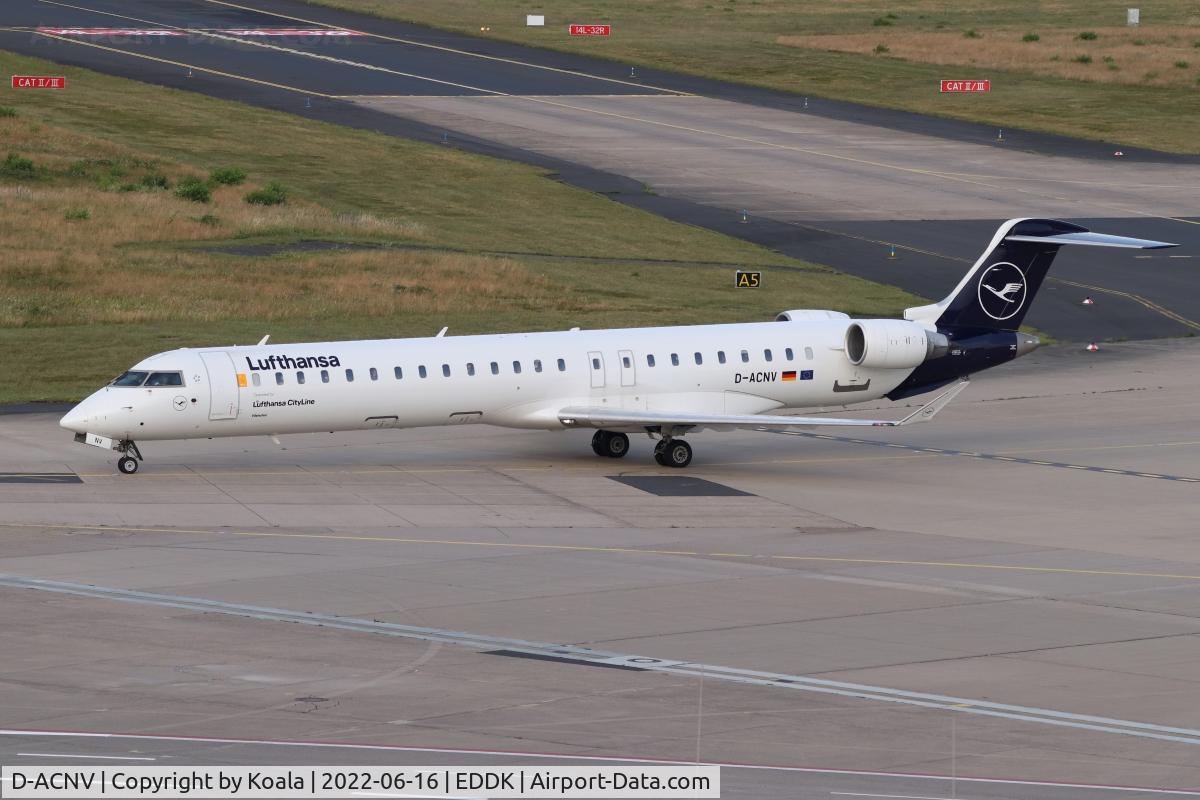 D-ACNV, 2011 Bombardier CRJ-900LR (CL-600-2D24) C/N 15268, New c/s, arrival from Munich