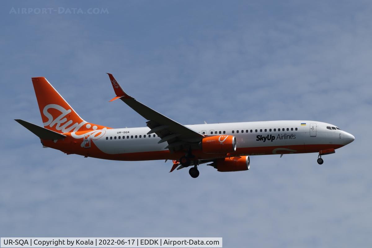 UR-SQA, 2013 Boeing 737-8H6 C/N 40150, Arrival from Antalya on behalf of Corendon