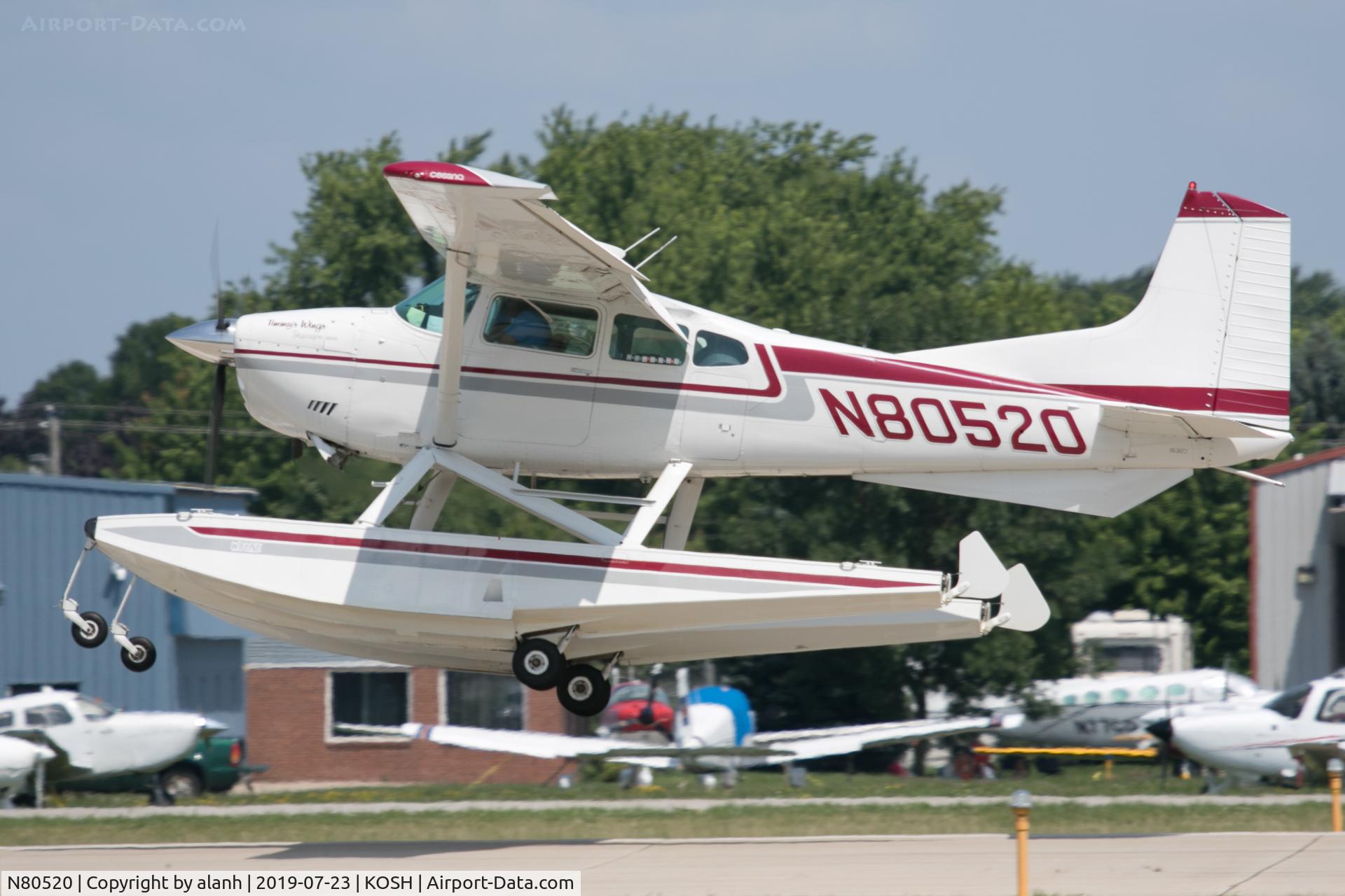 N80520, 1976 Cessna A185F Skywagon 185 C/N 18503125, At AirVenture 2019