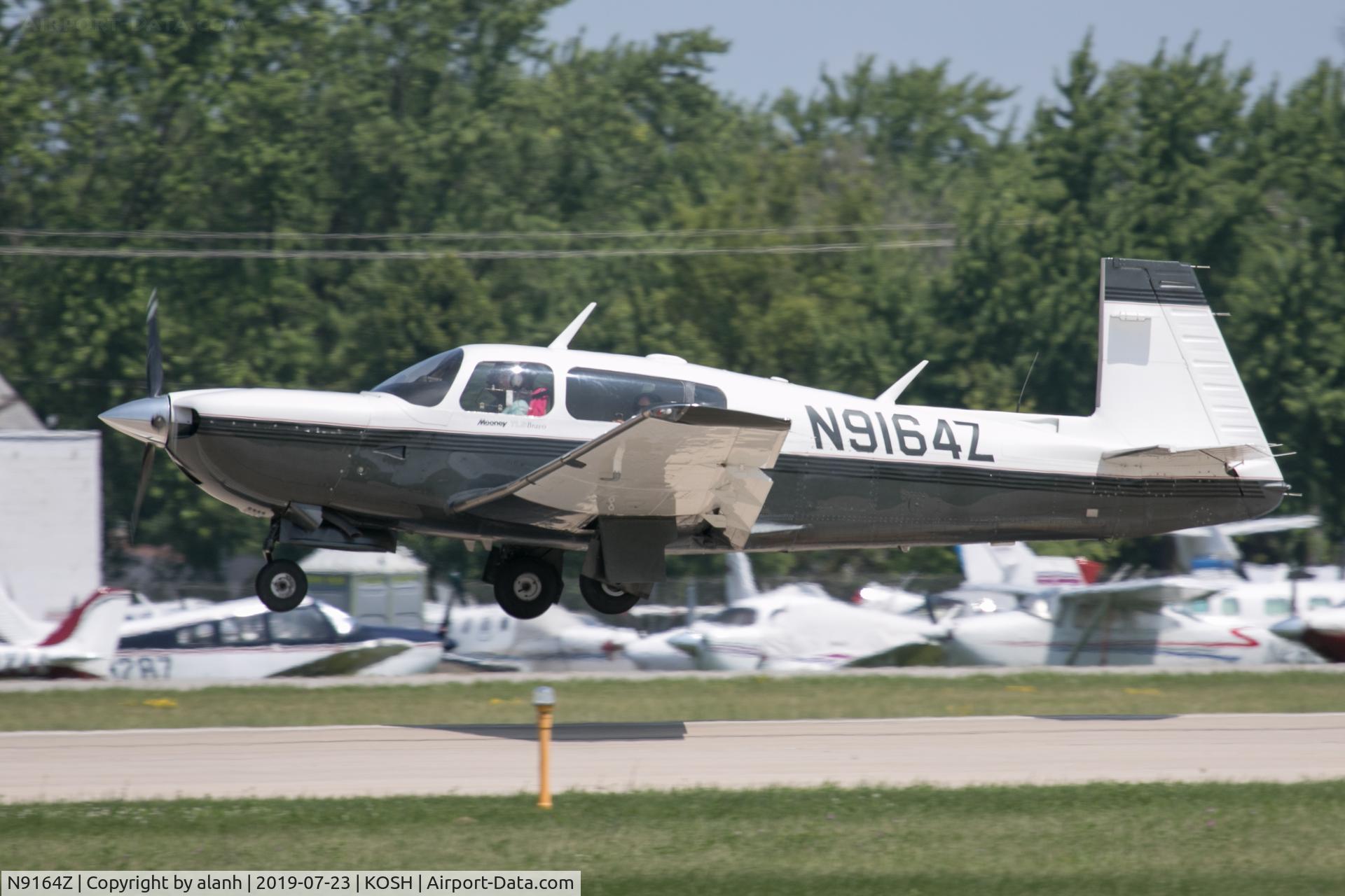N9164Z, 1996 Mooney M20M Bravo C/N 27-0213, At AirVenture 2019