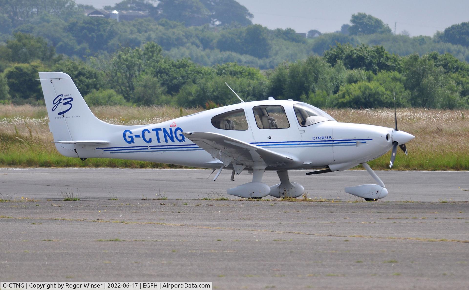G-CTNG, 2008 Cirrus SR20 C/N 2012, Visiting SR20.