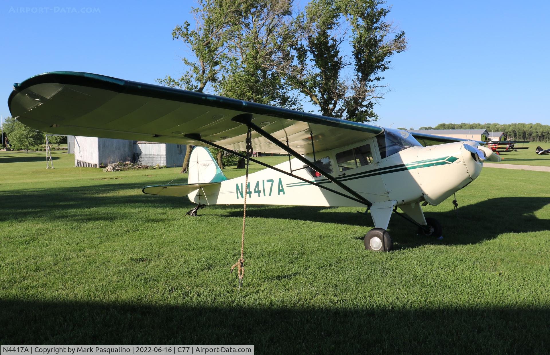 N4417A, 1984 Taylorcraft F-21A C/N F-1506, Taylorcraft F-21A