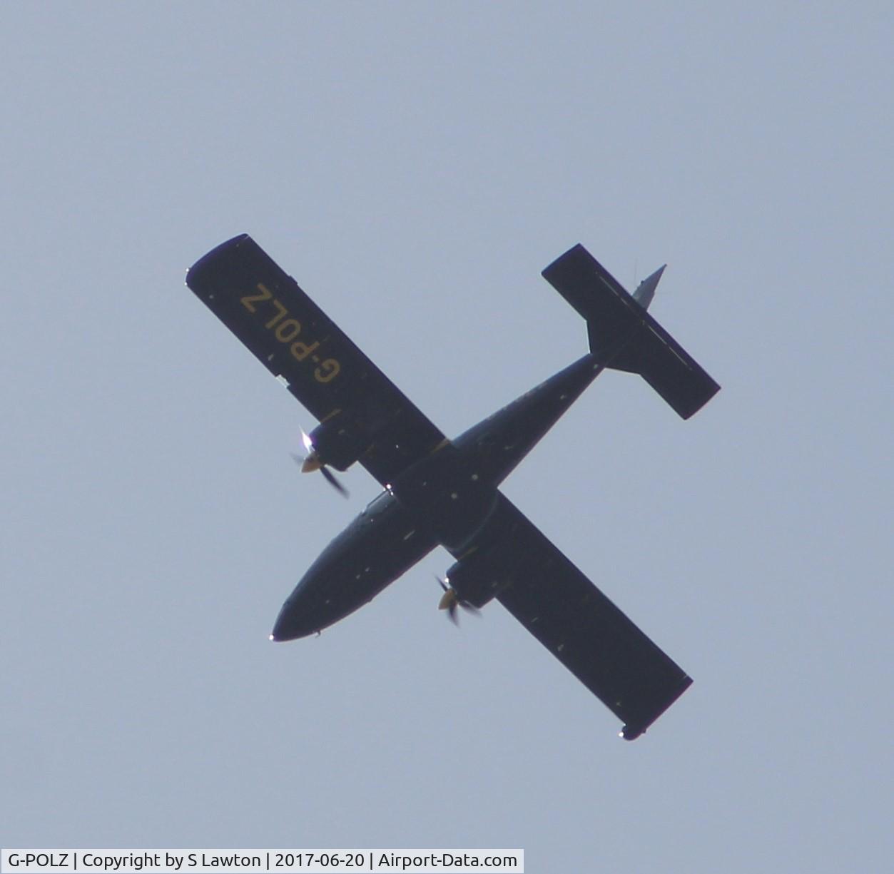 G-POLZ, 2016 Vulcanair P-68R Victor C/N 487/R, Over Wolverhampton today (17.6.2022)