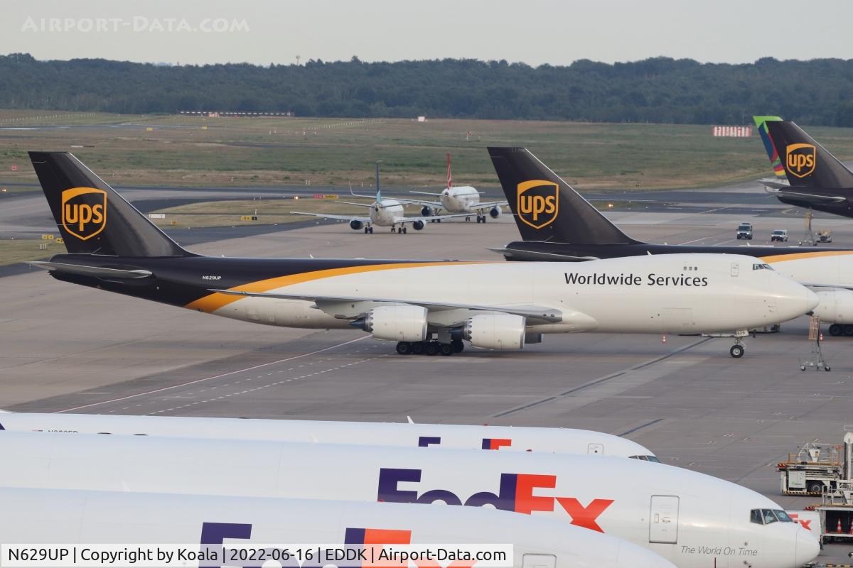 N629UP, 2021 Boeing 747-8F C/N 65778, Arrival from Louisville. First pic in the database.