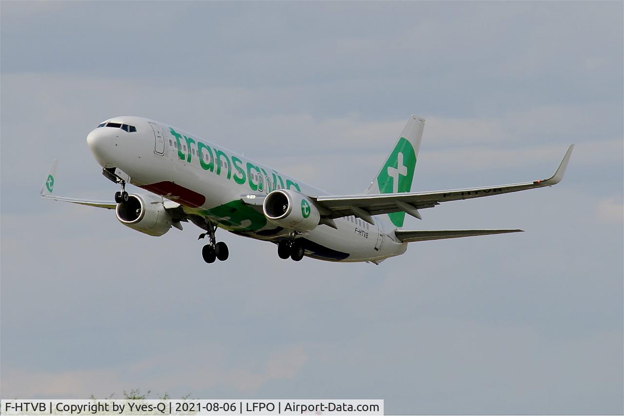 F-HTVB, 2016 Boeing 737-8K2 C/N 62161, Boeing 737-8K2, Take off rwy 24, Paris Orly airport (LFPO-ORY)