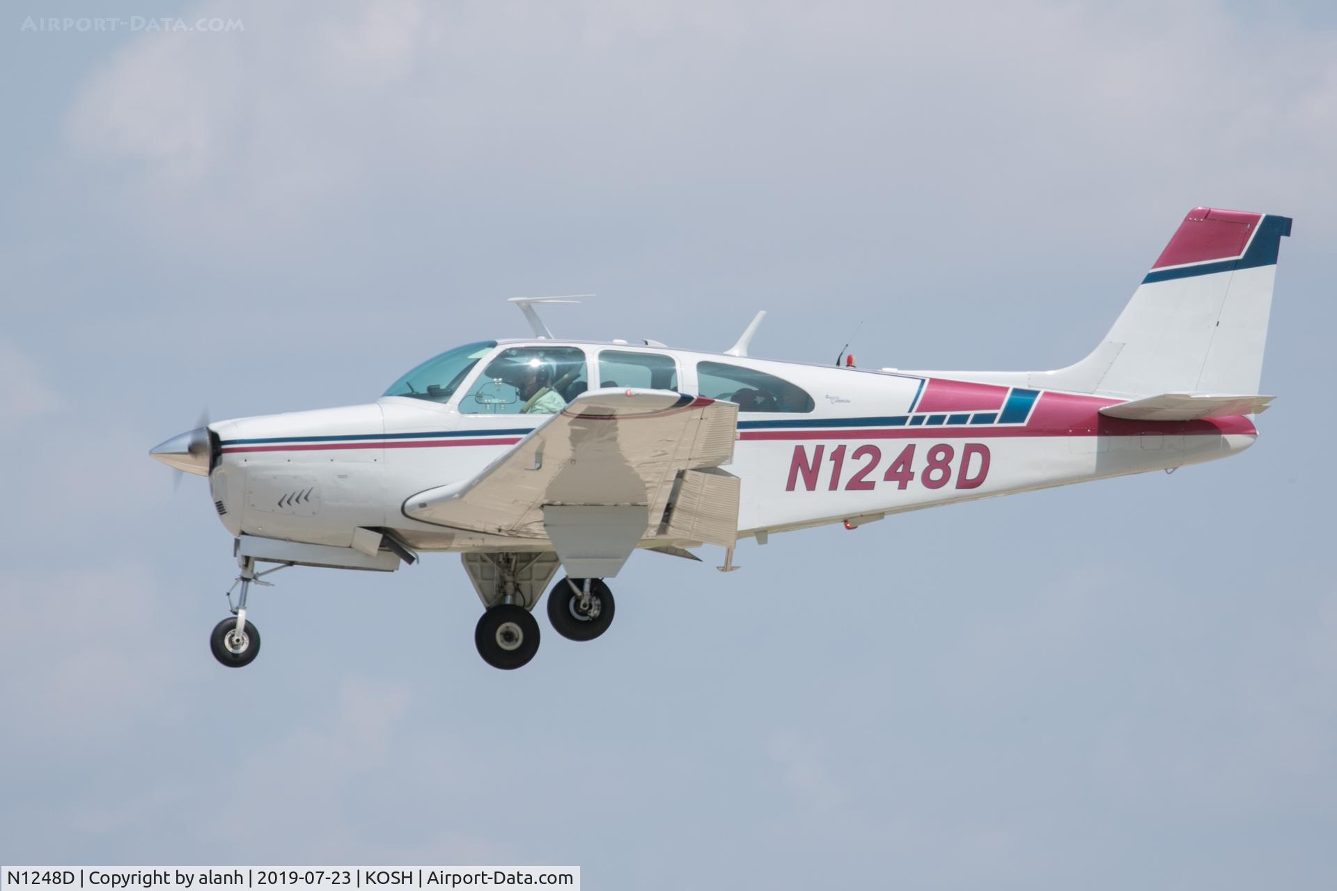 N1248D, 1966 Beech 35-C33A Debonair C/N CE-18, At AirVenture 2019
