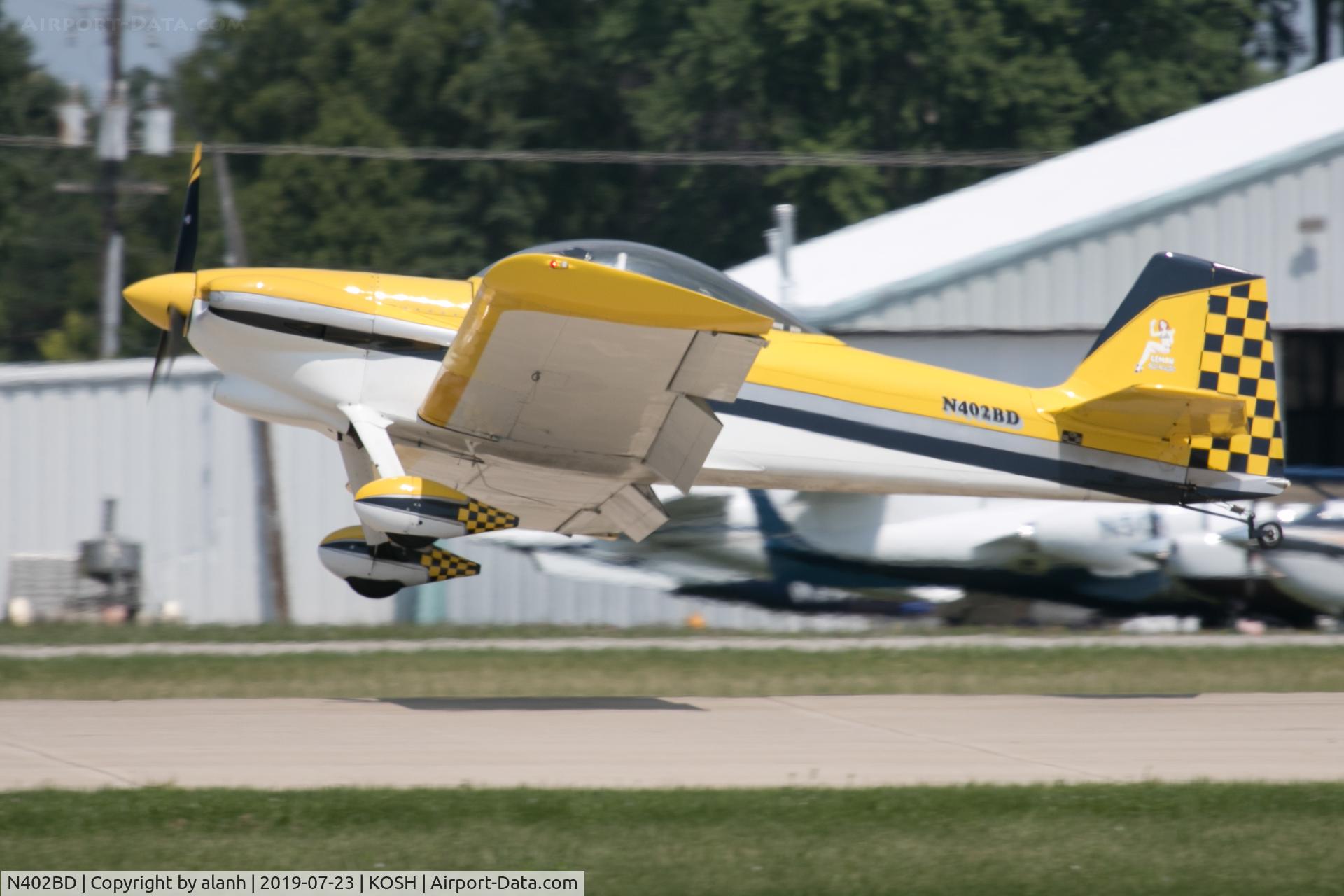 N402BD, 2003 Vans RV-4 C/N 4290, At AirVenture 2019