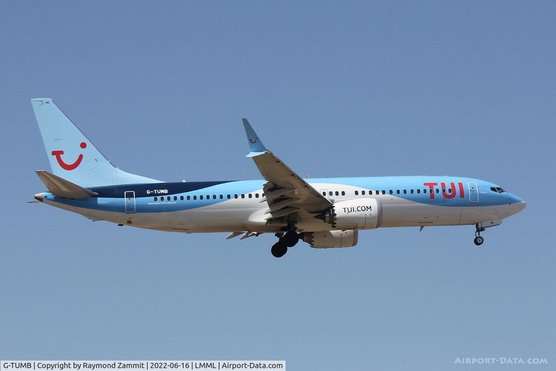 G-TUMB, 2018 Boeing 737-8 MAX C/N 44595, B737-8 MAX G-TUMB TUI Fly