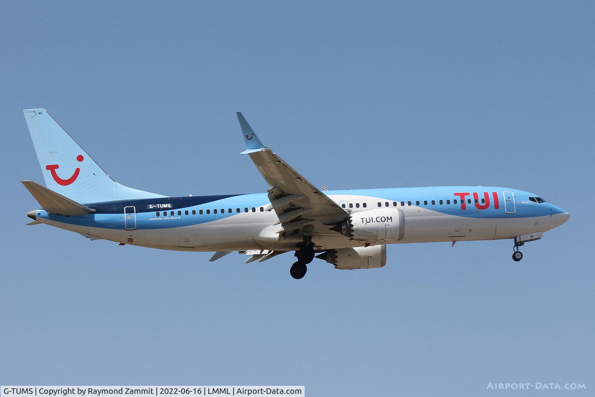 G-TUMS, 2018 Boeing 737-8 MAX C/N 44589, B737-8 MAX G-TUMS TUI Fly