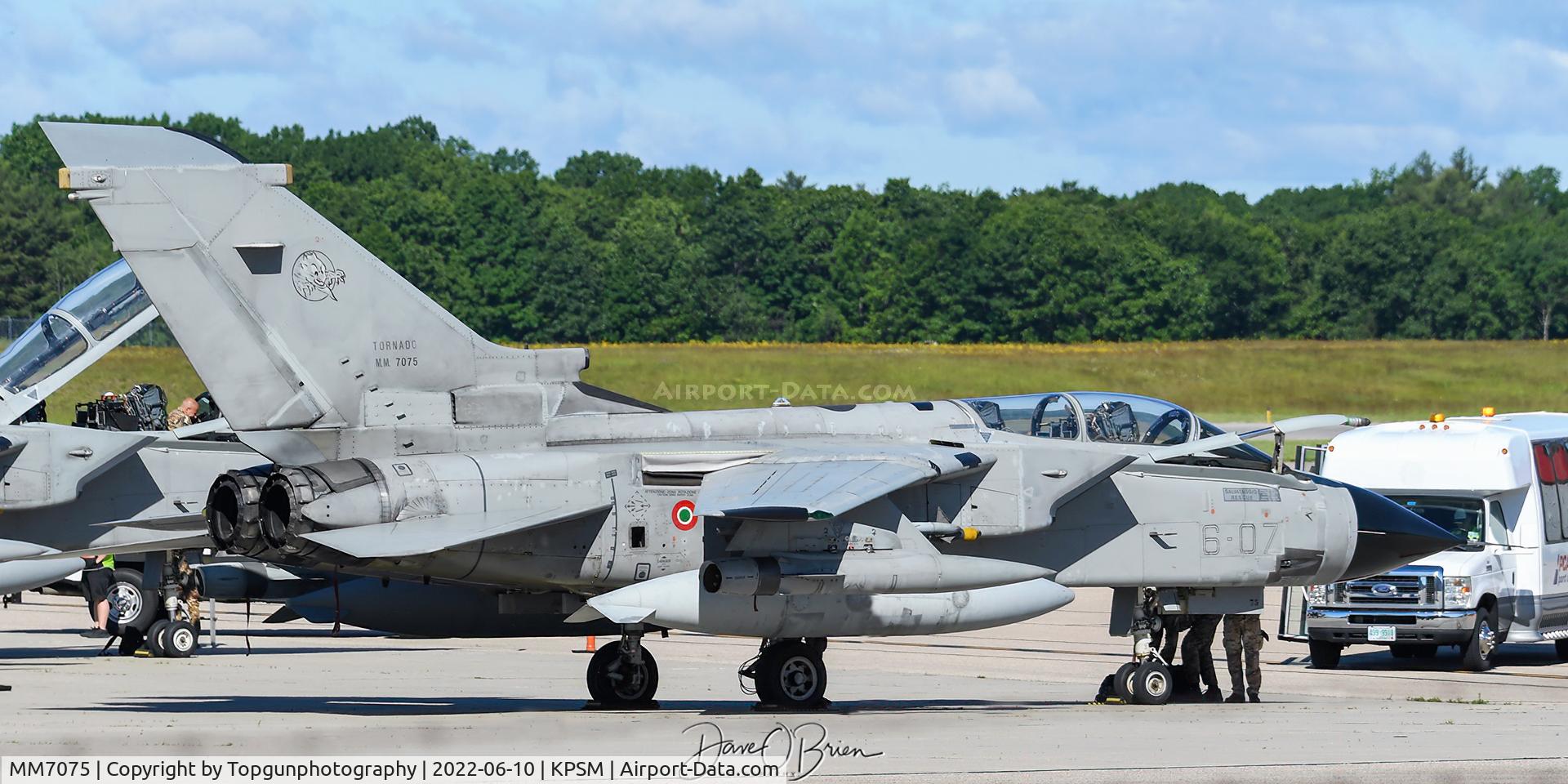 MM7075, Panavia Tornado IDS C/N 573/IS074/5086, Italian Tornado getting its preflight