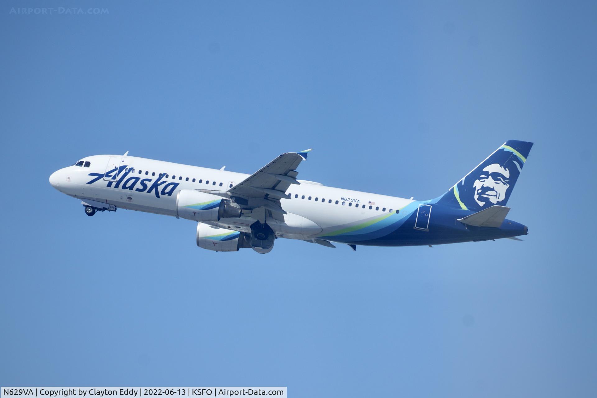 N629VA, 2007 Airbus A320-214 C/N 3037, Sky Terrace SFO 2022.