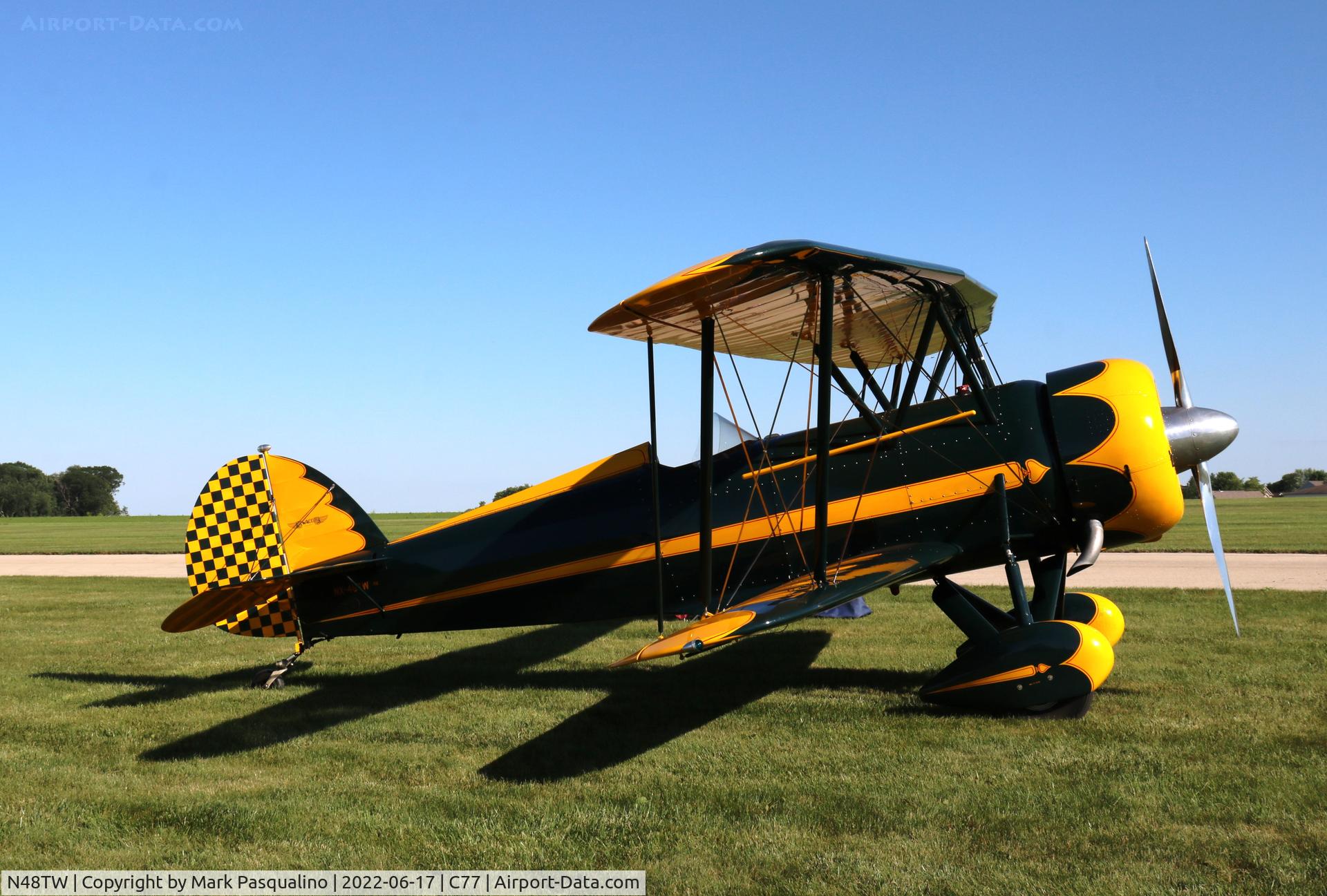N48TW, 2003 WACO Taperwing T-10 Replica C/N 2501, Waco Taperwing T-10 Replica