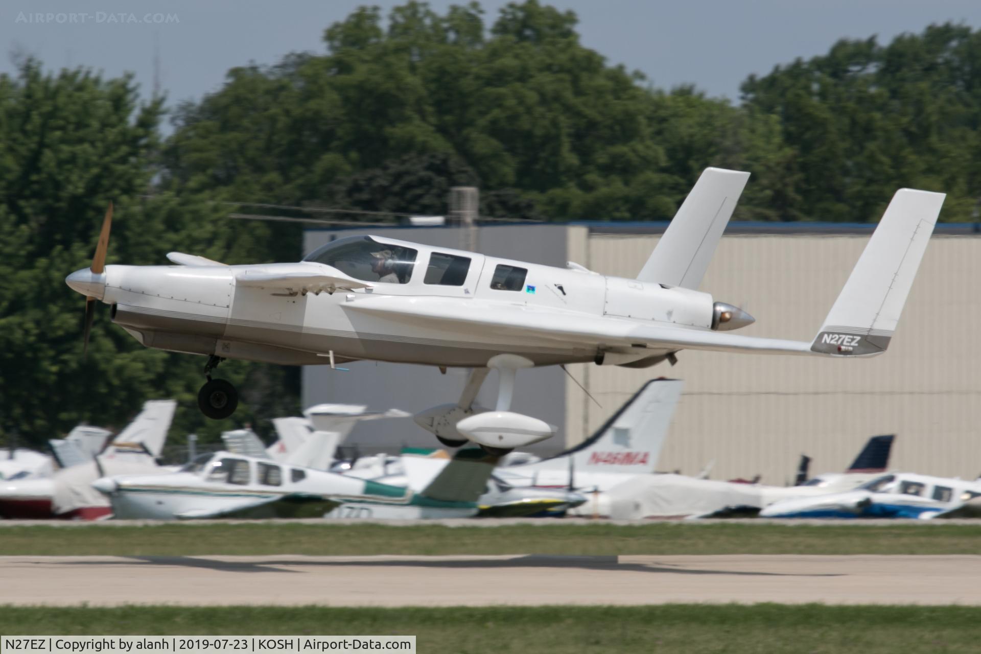 N27EZ, 1988 Rutan Defiant C/N 13, At AirVenture 2019