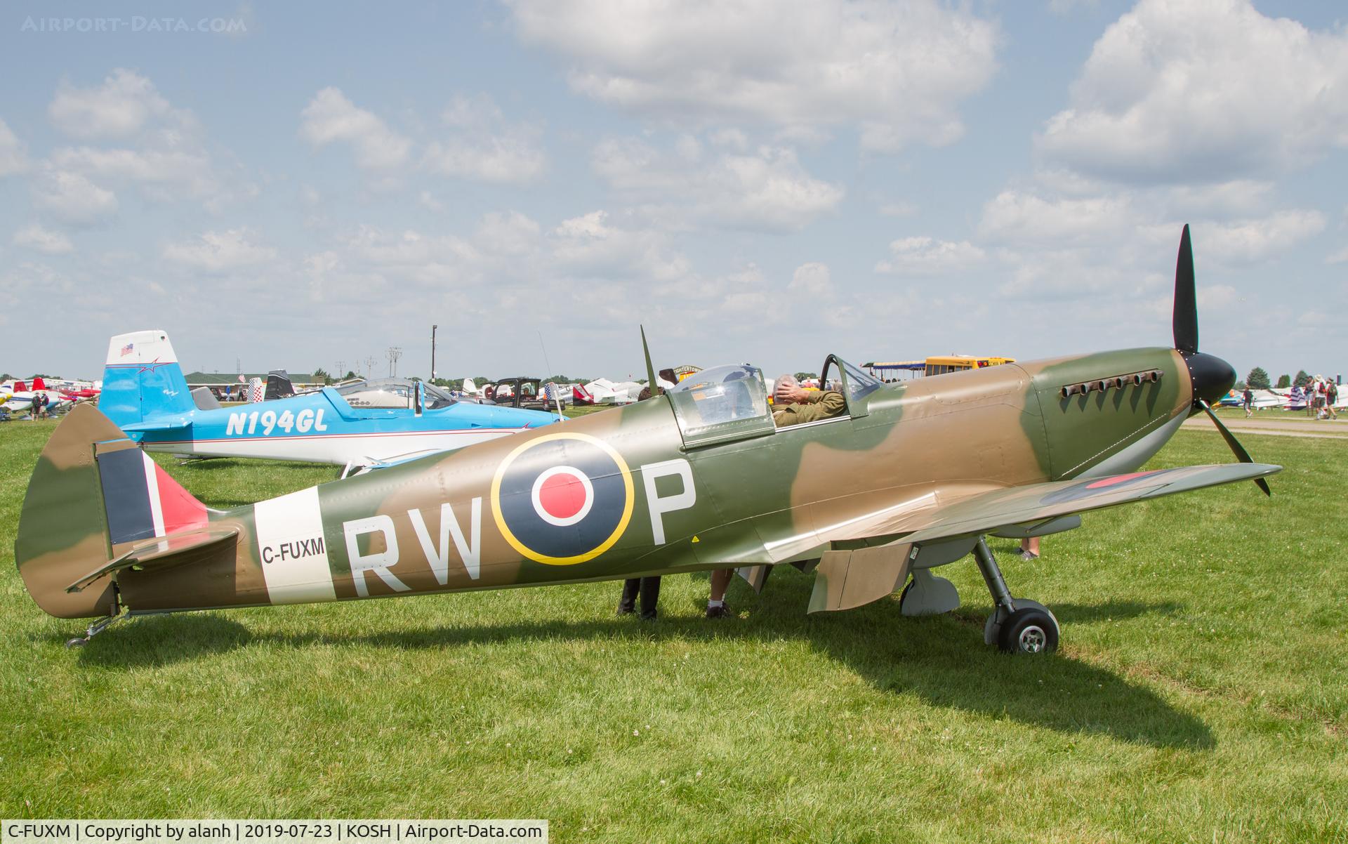 C-FUXM, 2014 Supermarine Aircraft Spitfire Mk.26 C/N 71, At AirVenture 2019