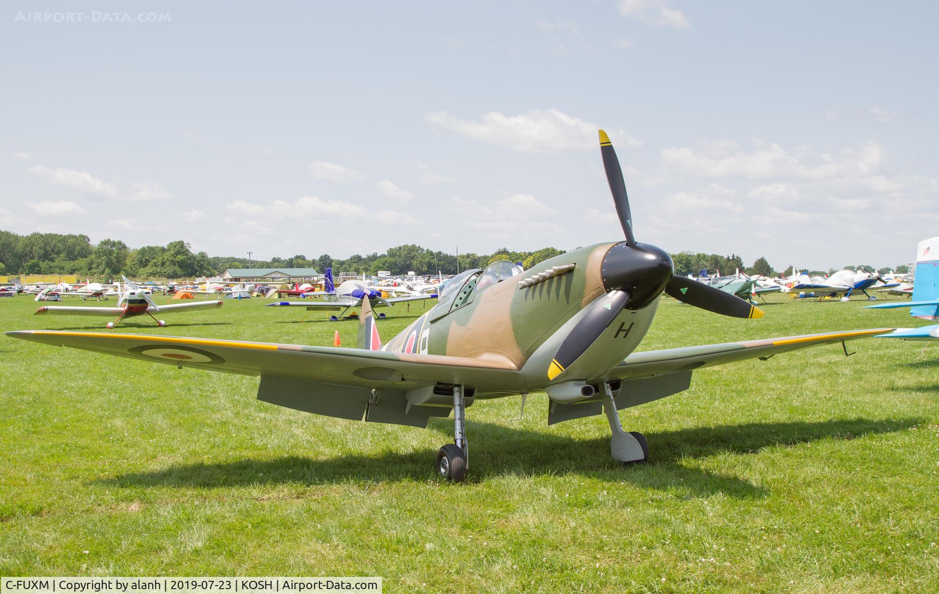 C-FUXM, 2014 Supermarine Aircraft Spitfire Mk.26 C/N 71, At AirVenture 2019
