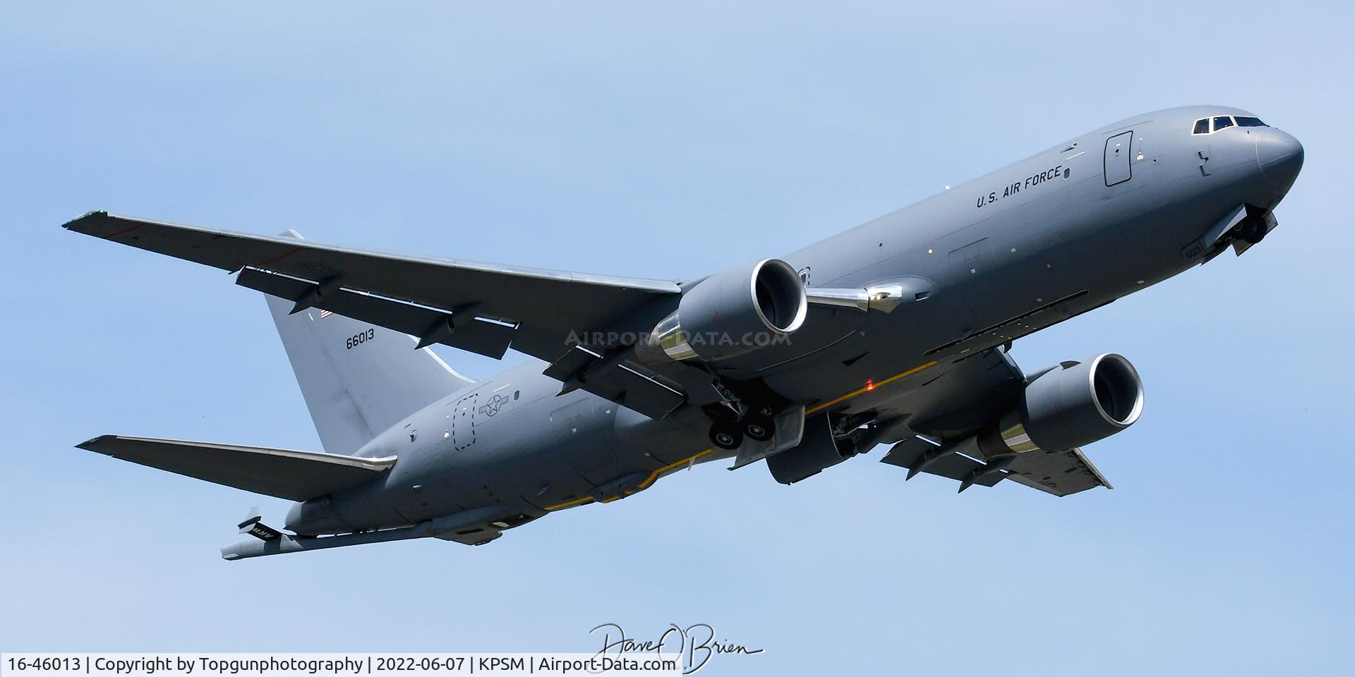 16-46013, 2020 Boeing KC-46A Pegasus C/N 34109, PACK51 departs RW16