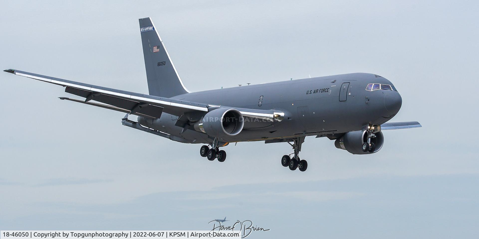 18-46050, 2018 Boeing KC-46A Pegasus (767-2LKC) C/N 34052, PACK52 landing RW16