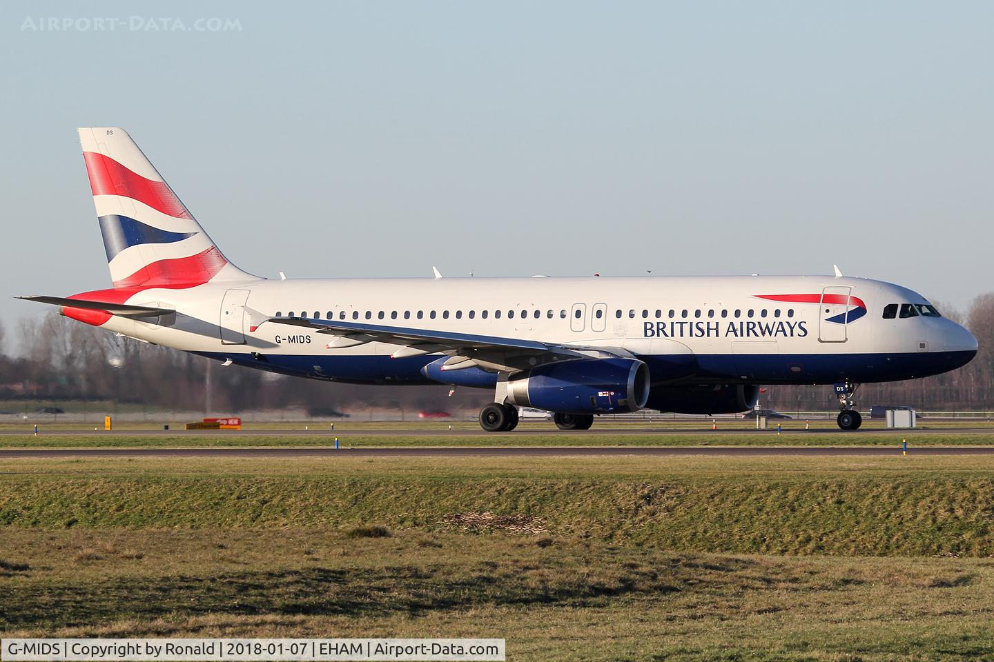 G-MIDS, 2001 Airbus A320-232 C/N 1424, at spl