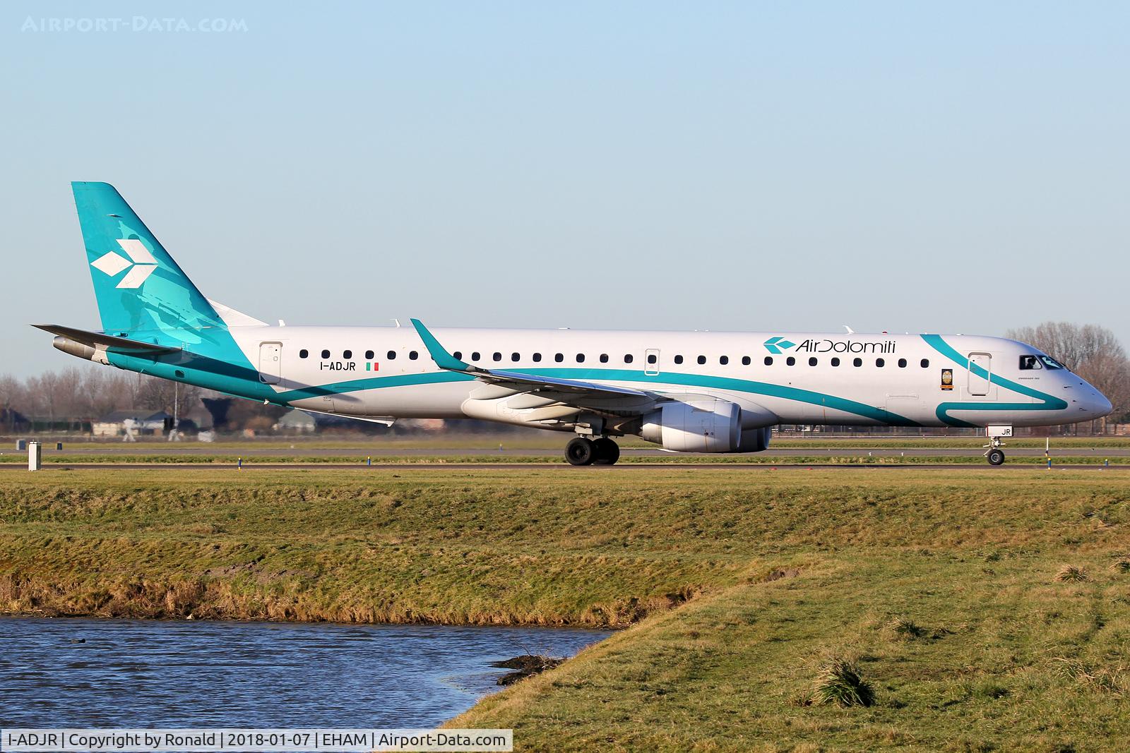 I-ADJR, 2012 Embraer 195LR (ERJ-190-200LR) C/N 19000595, at spl