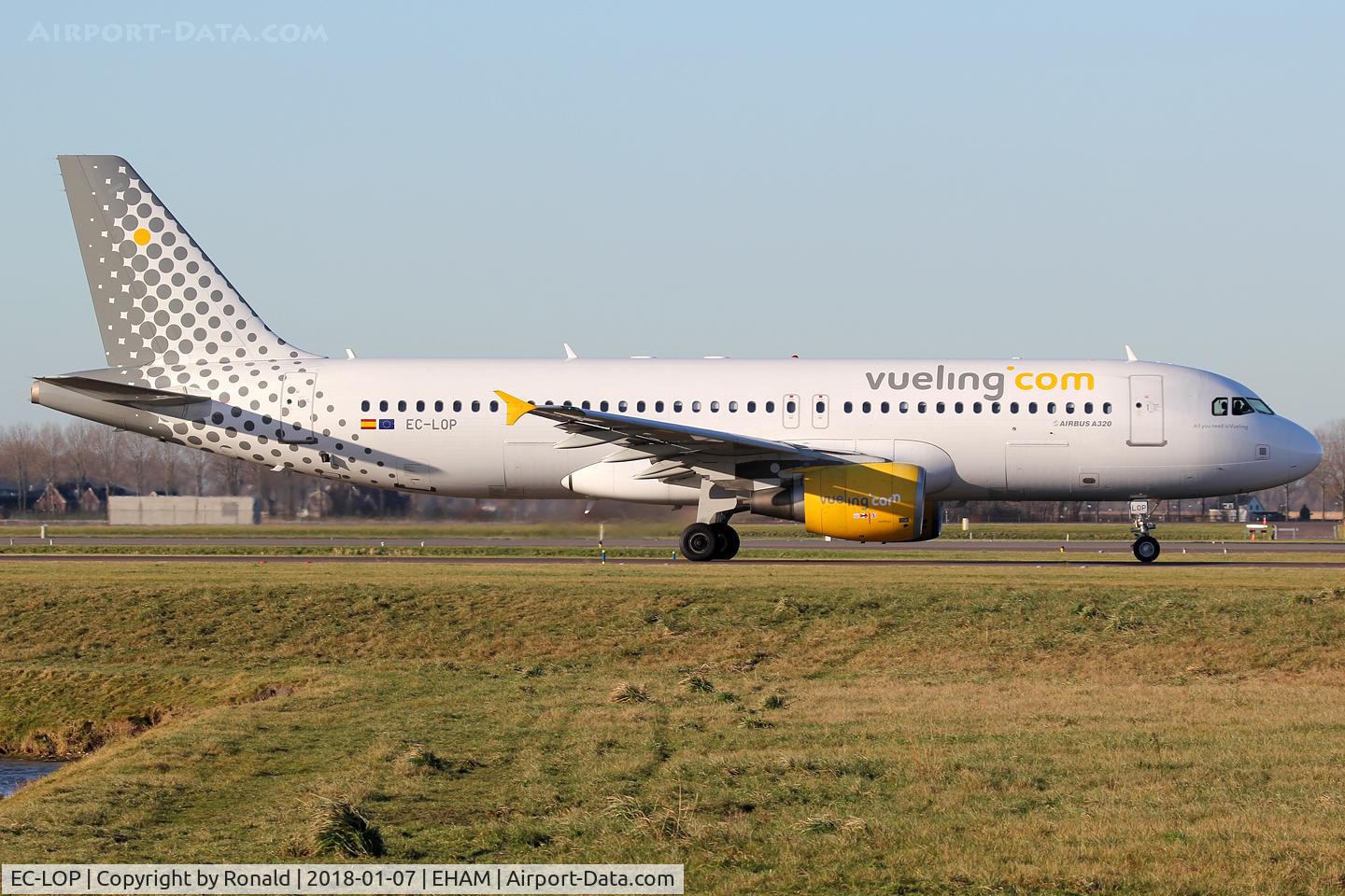 EC-LOP, 2011 Airbus A320-214 C/N 4937, at spl