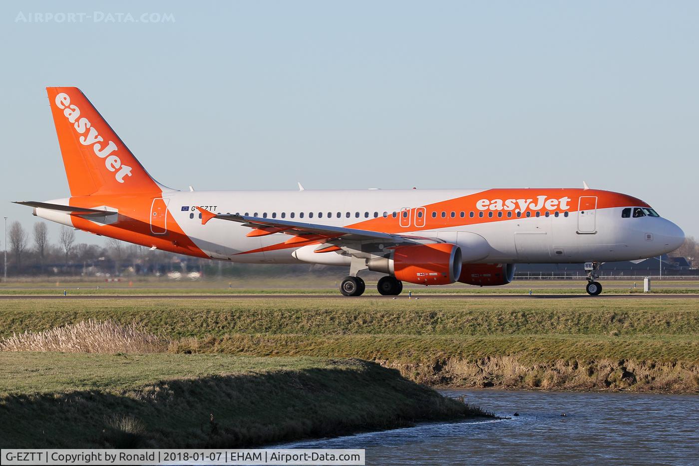 G-EZTT, 2010 Airbus A320-214 C/N 4219, at spl