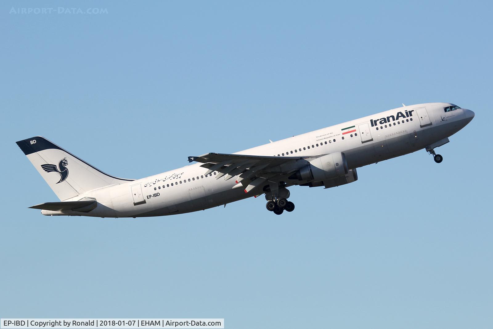 EP-IBD, 1993 Airbus A300B4-605R C/N 696, at spl