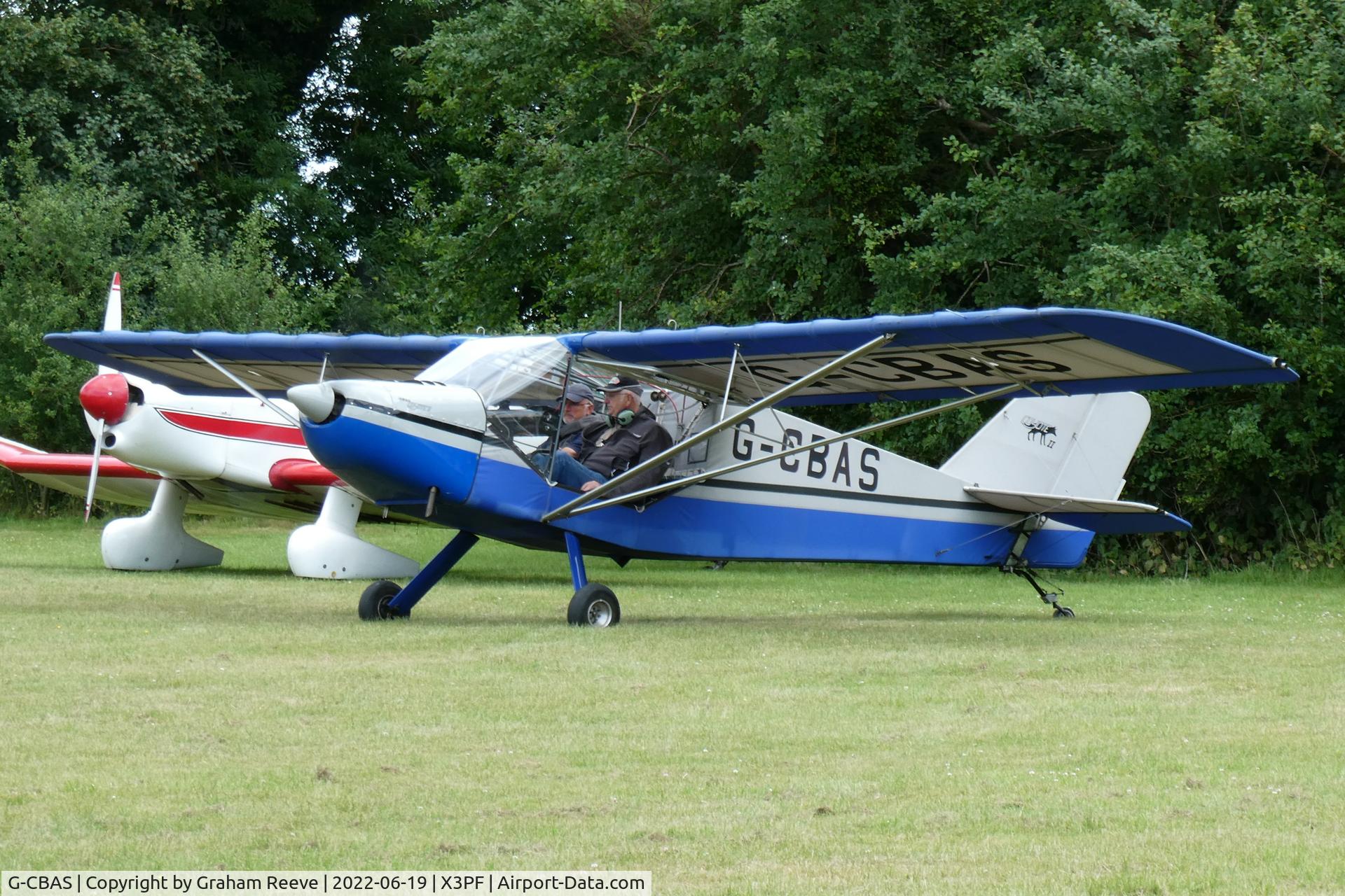 G-CBAS, 2001 Rans S-6ES Coyote II C/N PFA 204-13688, Parked at Priory Farm.