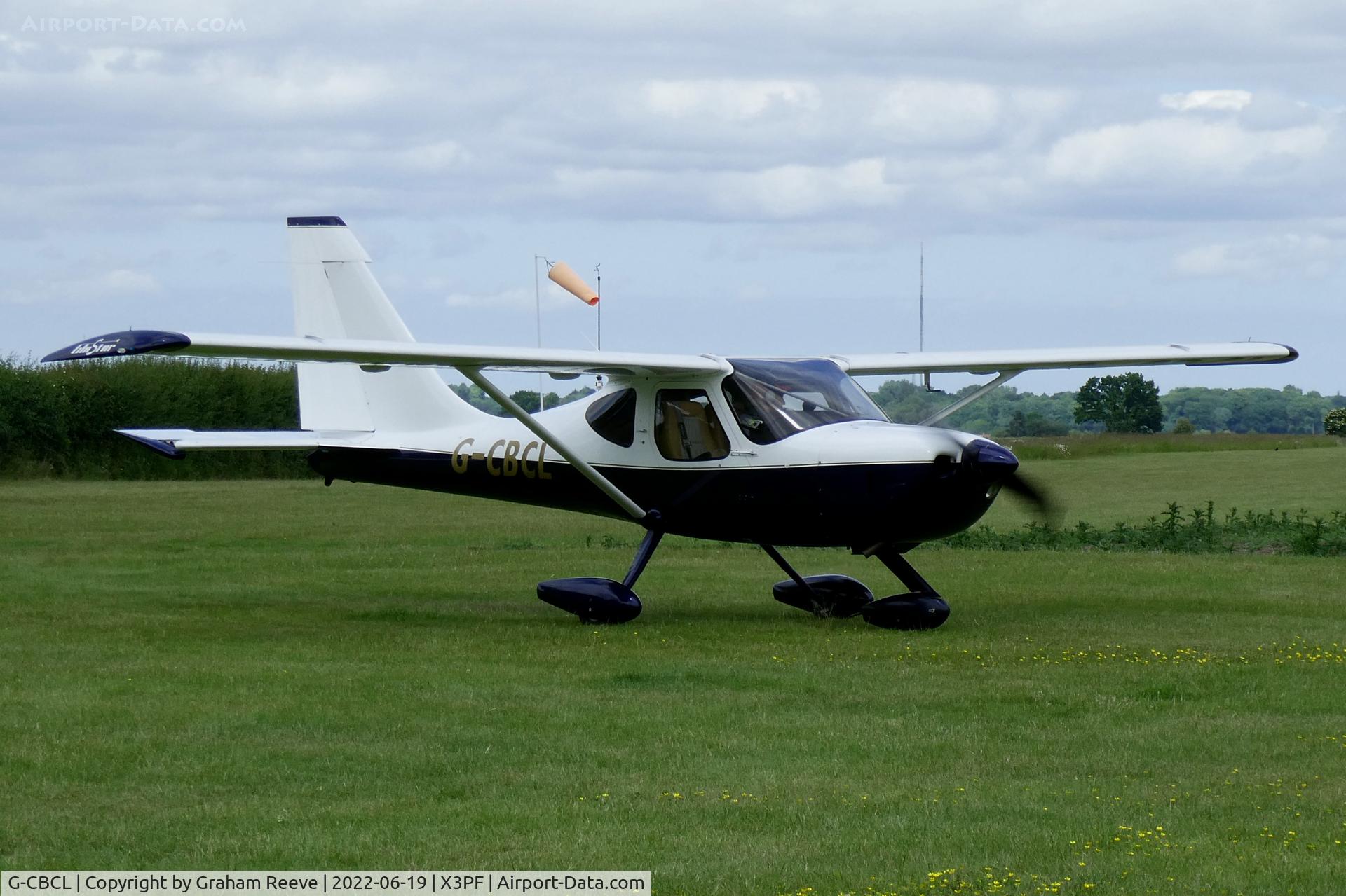 G-CBCL, 2003 Glasair GlaStar C/N PFA 295-13089, Just landed at Priory Farm.