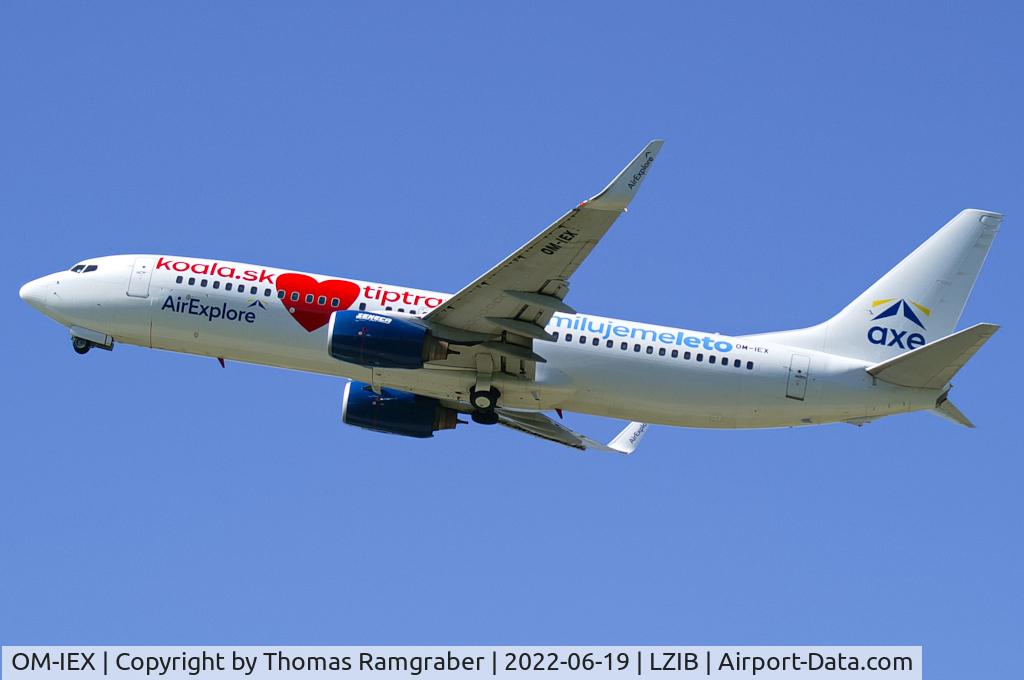 OM-IEX, 2004 Boeing 737-8BK C/N 33016, Air Explore Boeing 737-8BK 