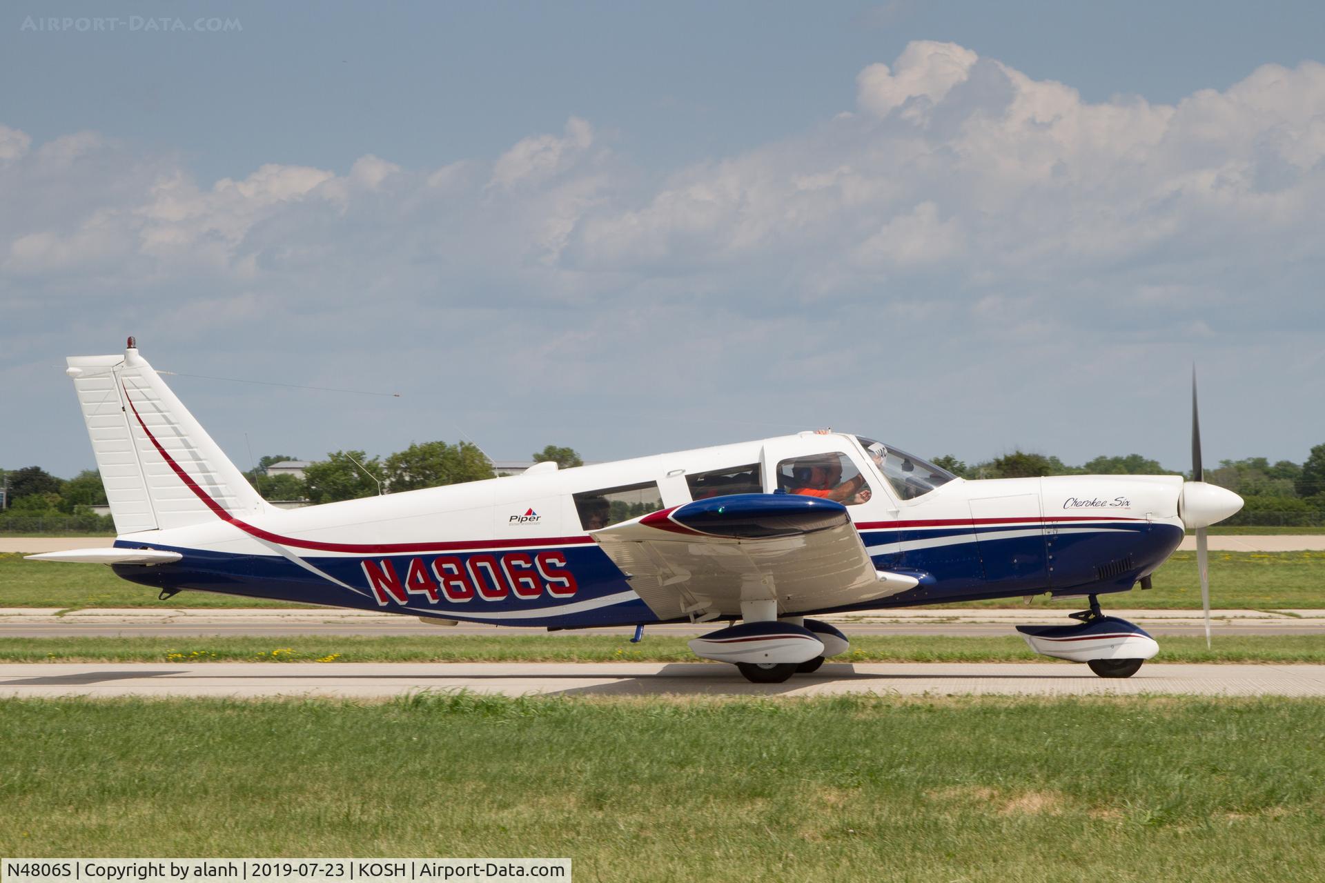 N4806S, 1969 Piper PA-32-260 Cherokee Six C/N 32-1190, At AirVenture 2019
