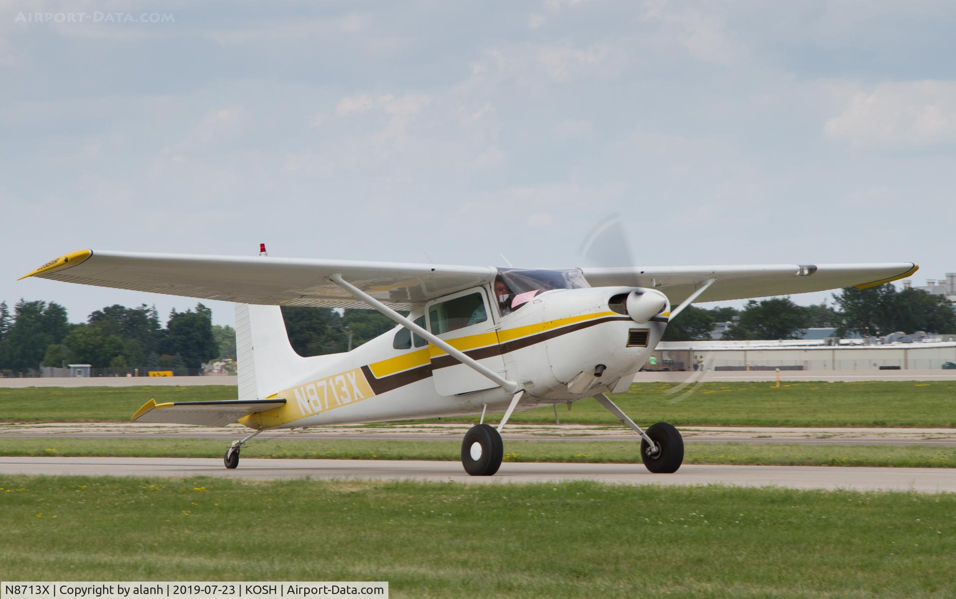 N8713X, 1961 Cessna 182D Skylane C/N 182-53113, At AirVenture 2019