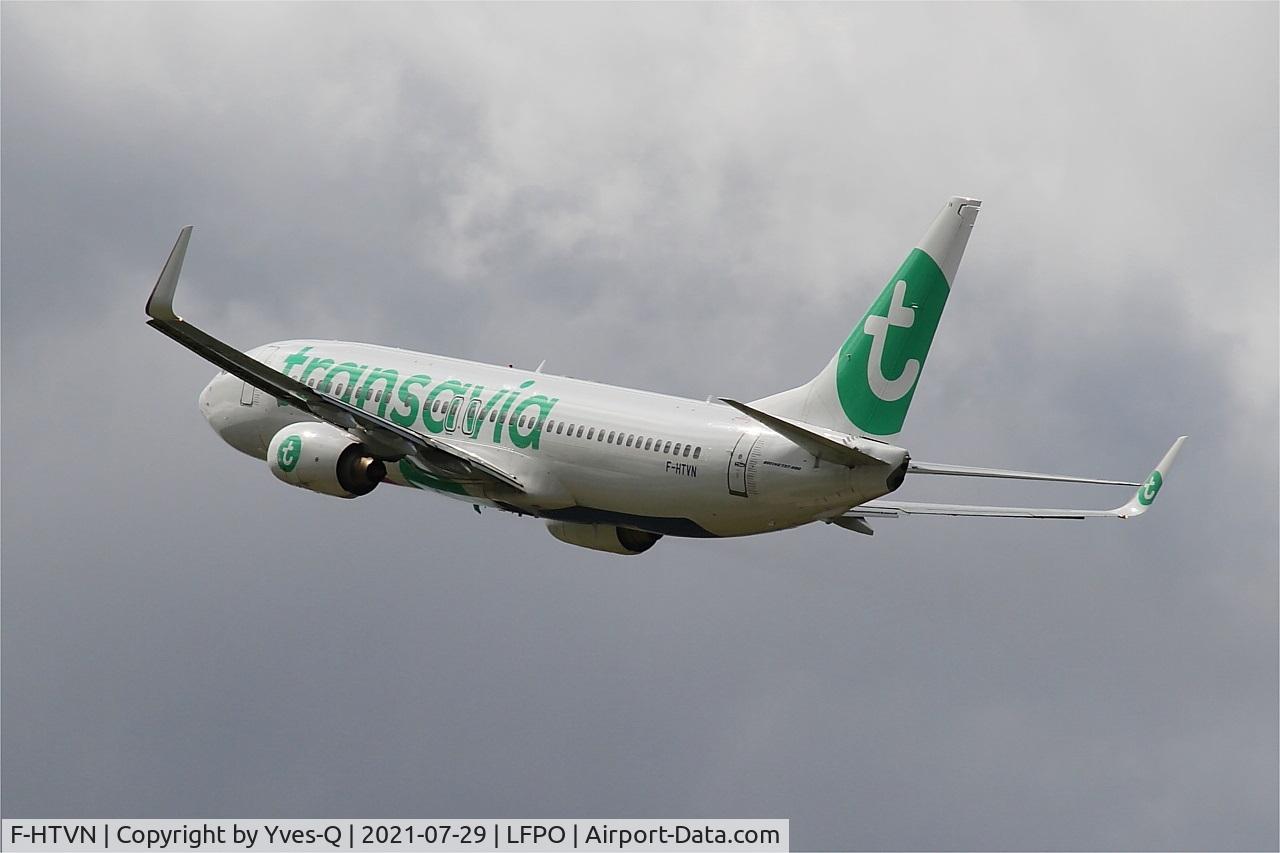 F-HTVN, 2006 Boeing 737-8GJ C/N 34896, Boeing 737-8GJ, Climbing from rwy 24, Paris Orly airport (LFPO-ORY)