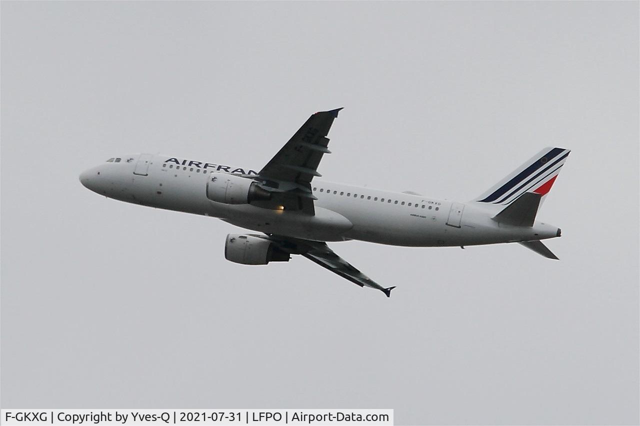 F-GKXG, 2002 Airbus A320-214 C/N 1894, Airbus A320-214, Climbing from rwy 08L, Roissy Charles De Gaulle airport (LFPG-CDG)