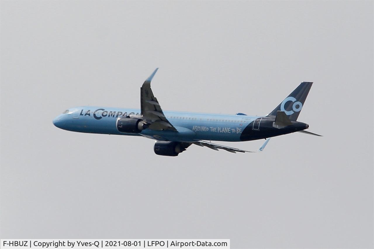 F-HBUZ, 2019 Airbus A321-251NX C/N 8866, Airbus A321-251NX, Climbing from rwy 24, Paris-Orly airport (LFPO-ORY)