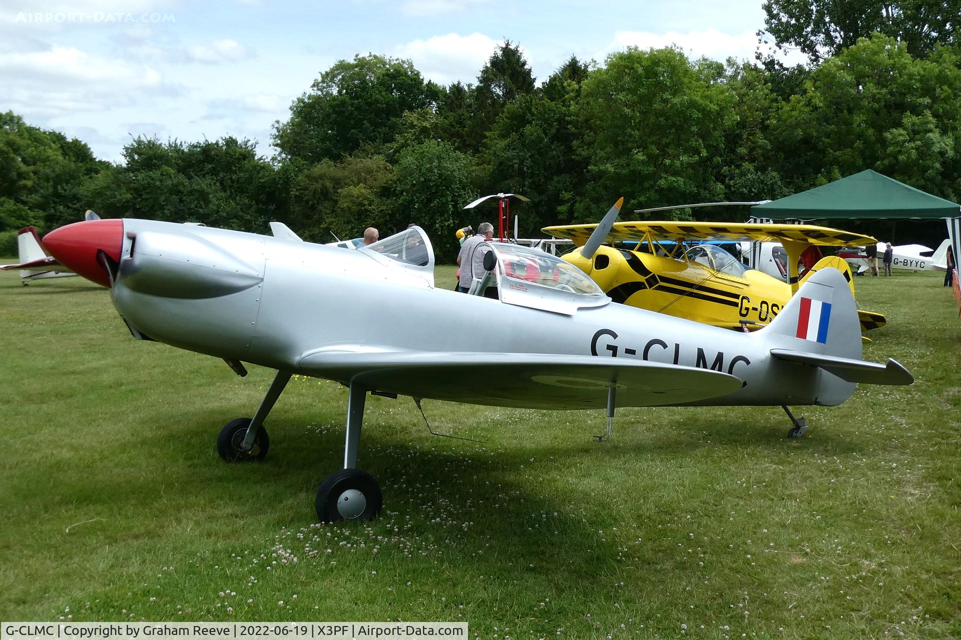 G-CLMC, 2020 Isaacs Spitfire C/N LAA 027-15453, Parked at Priory Farm.