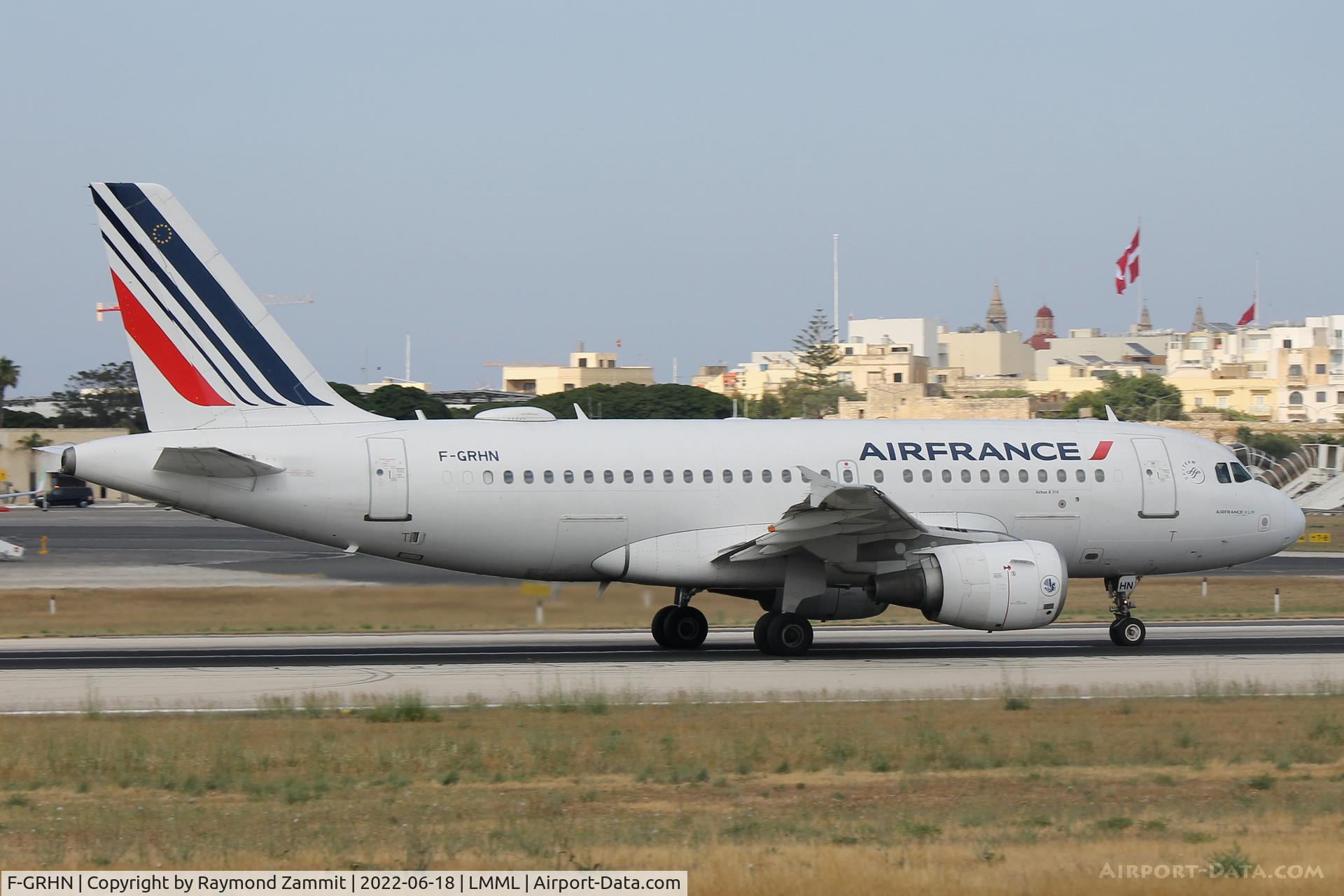 F-GRHN, 2000 Airbus A319-111 C/N 1267, A319 F-GRHN Air France