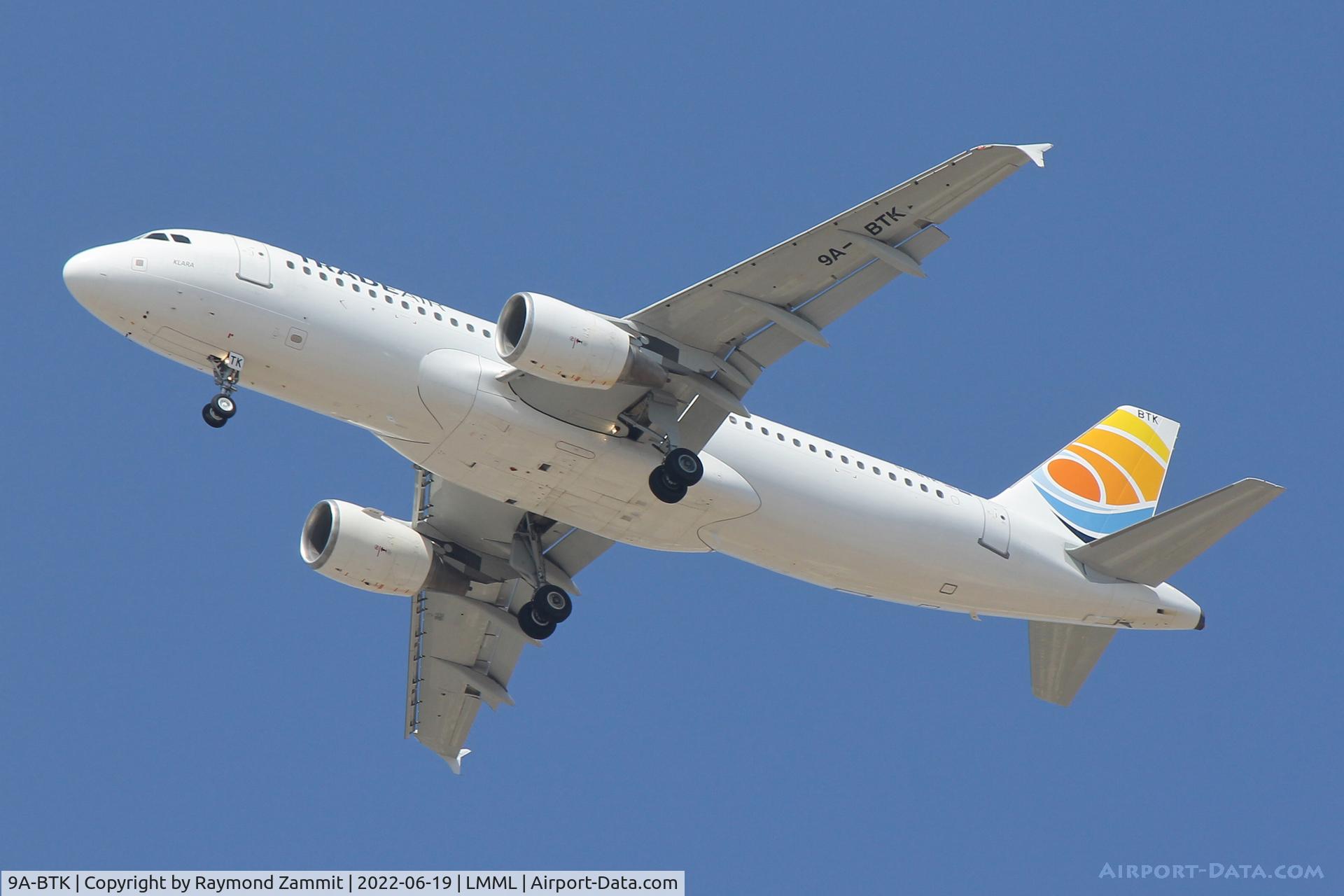 9A-BTK, 2005 Airbus A320-214 C/N 2569, A320 9A-BTK Trade Air