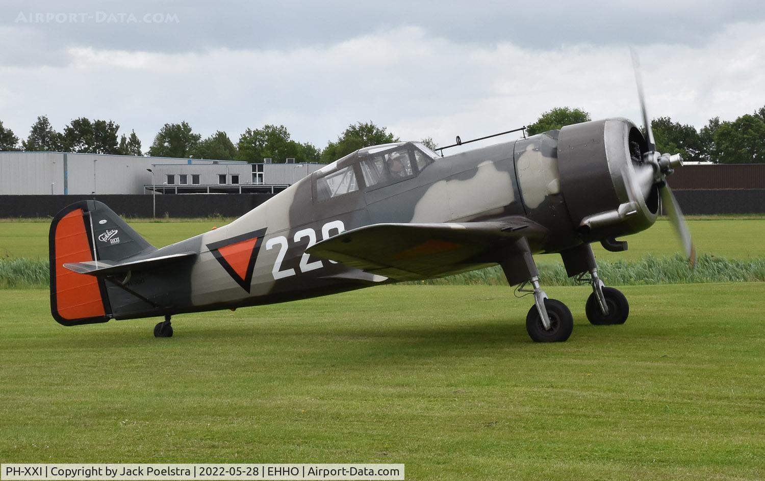 PH-XXI, 2022 Fokker (replica) D-21 C/N 5502, At Hoogeveen airport