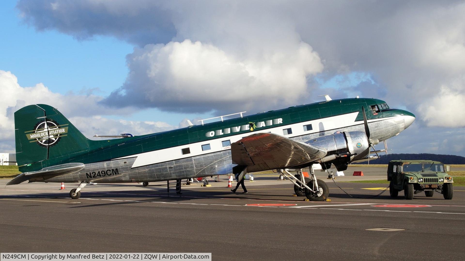 N249CM, 1943 Douglas DC-3C (C-47A-1-DK) C/N 11926, test run