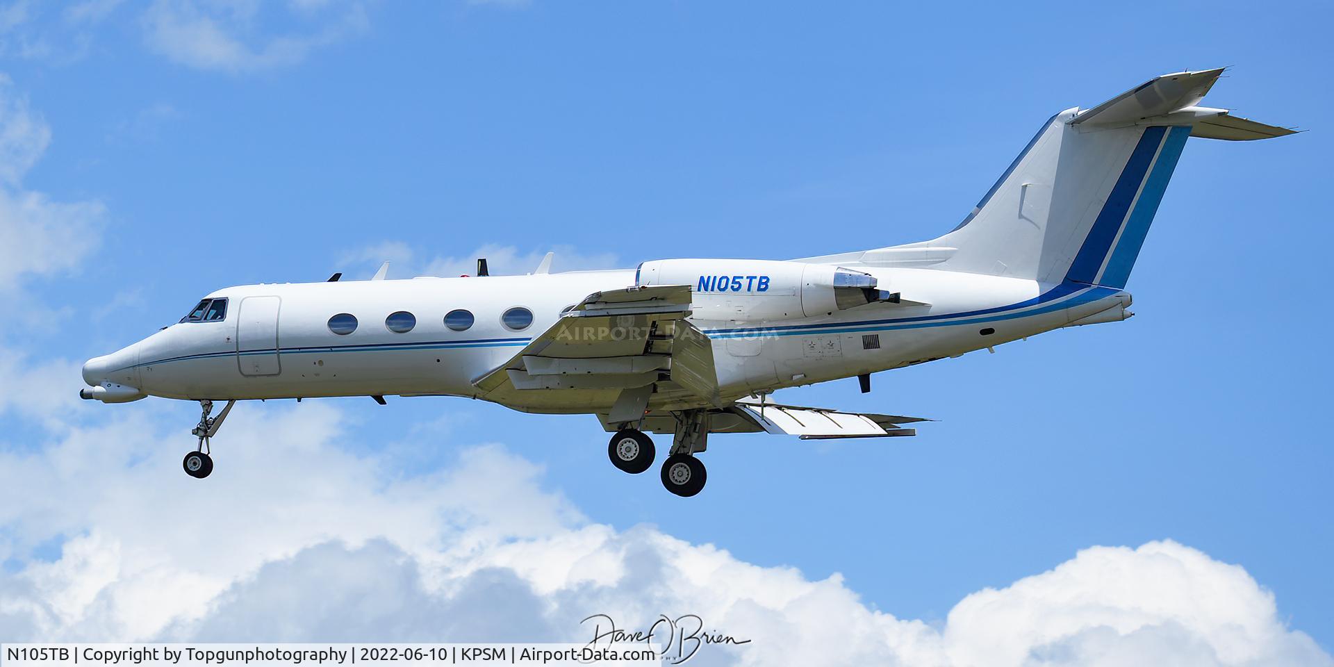 N105TB, 1968 Grumman G-1159 C/N 31, RESEARCH working Pease