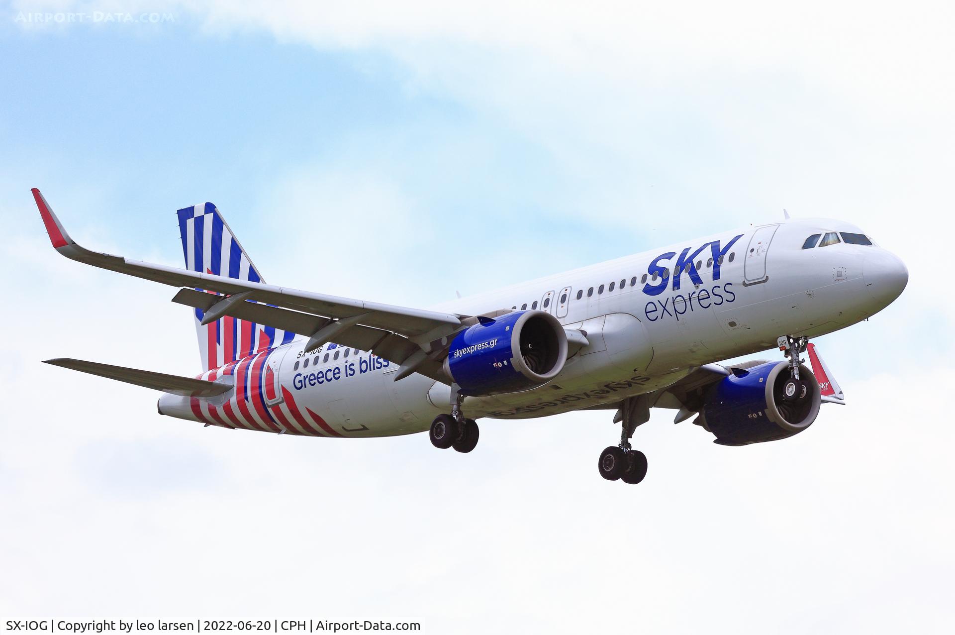SX-IOG, 2020 Airbus A320-251 Neo C/N 10083, Copenhagen 20.6.2022