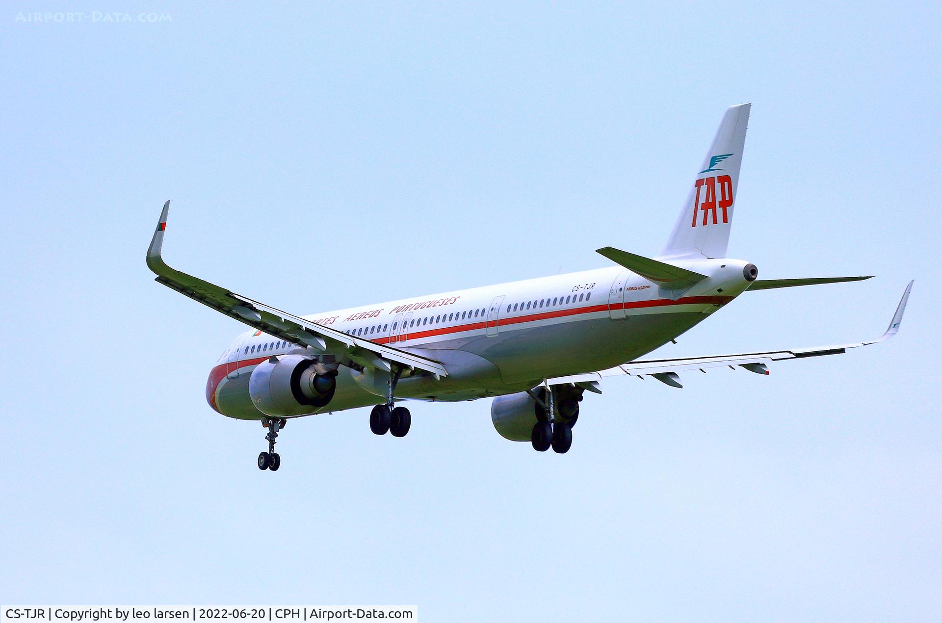 CS-TJR, 2020 Airbus A321-251NX C/N 10105, Copenhagen 20.6.2022 L/D R-04R