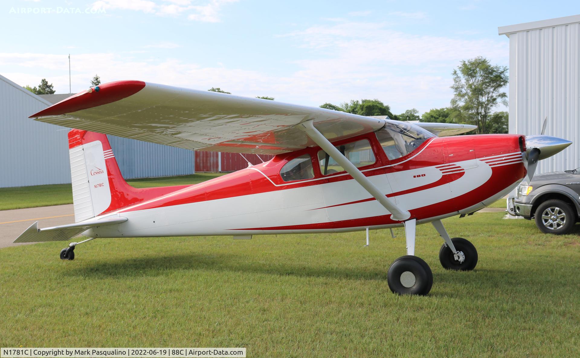 N1781C, 1953 Cessna 180 C/N 30481, Cessna 180