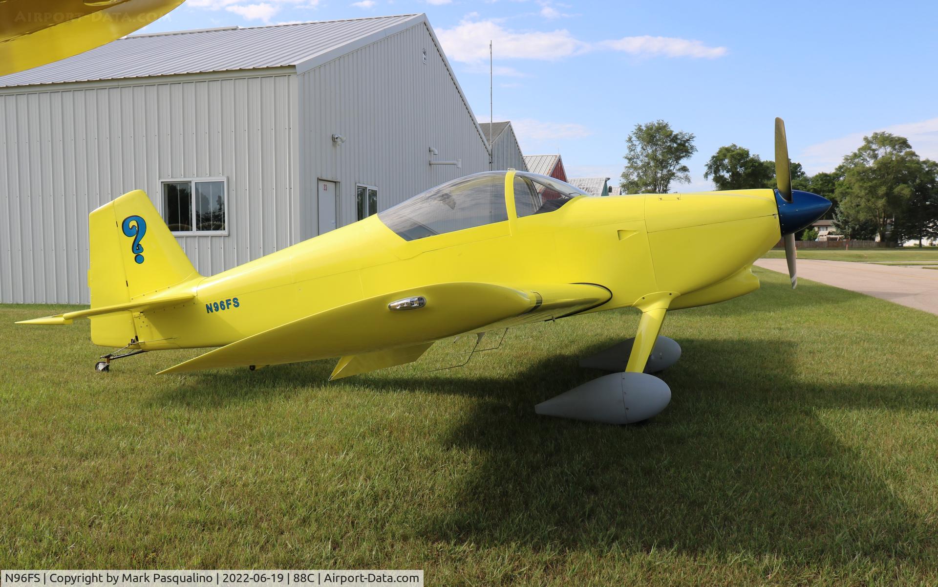 N96FS, 2008 Vans RV-6 C/N 21585, Vans RV-6