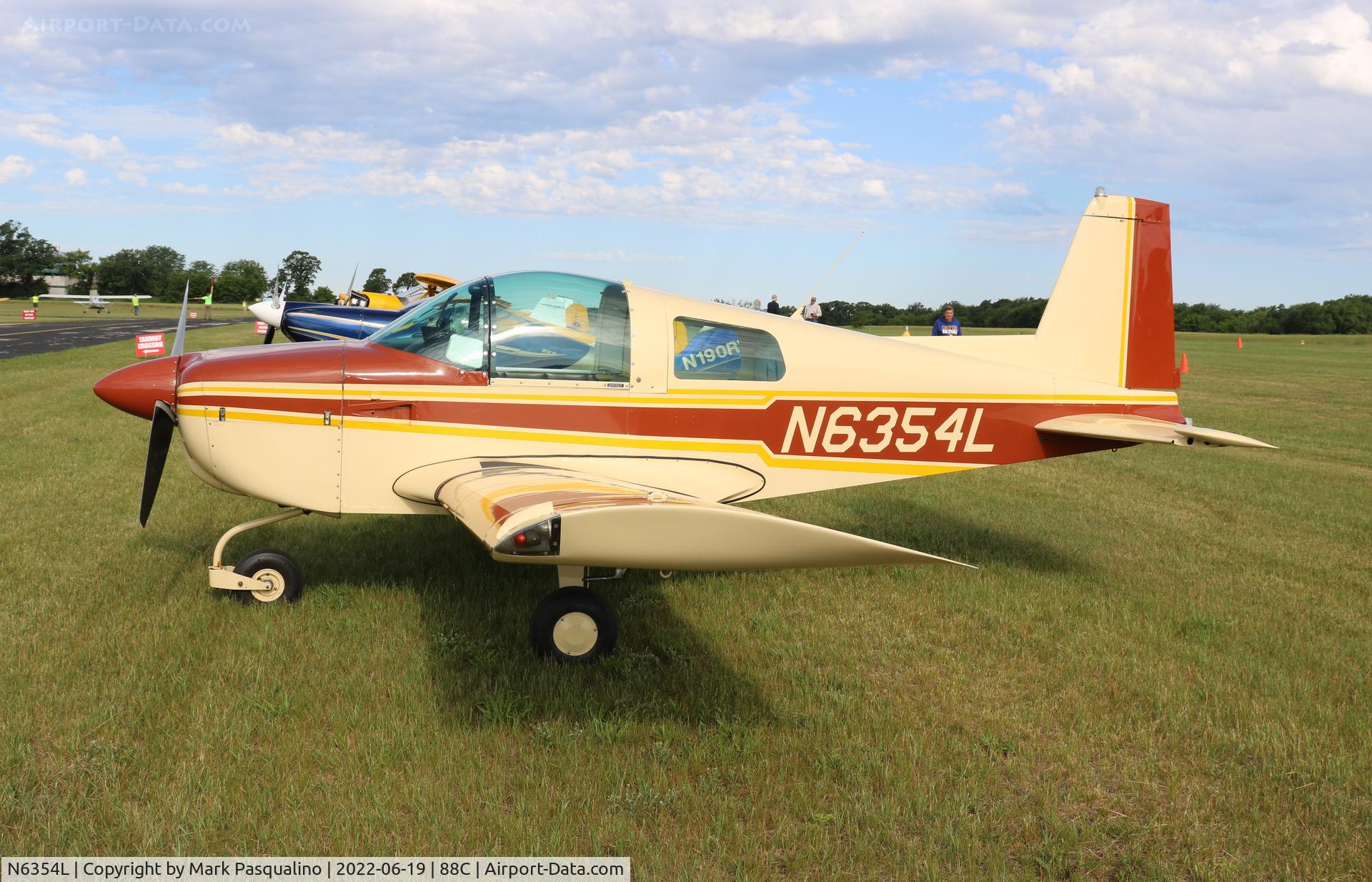 N6354L, American AA-1B Yankee C/N AA1B-0054, American AA-1B