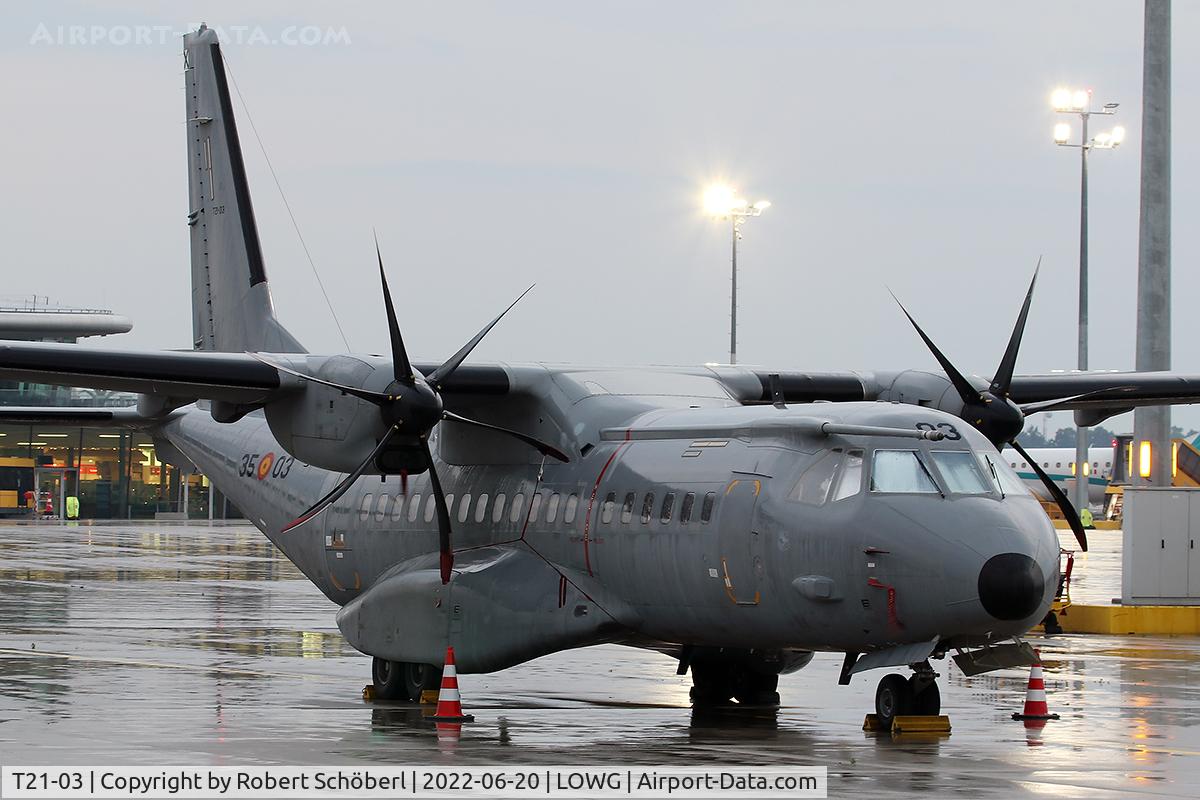 T21-03, CASA C-295M C/N EA03-03-004, T21-03 @ LOWG 2022