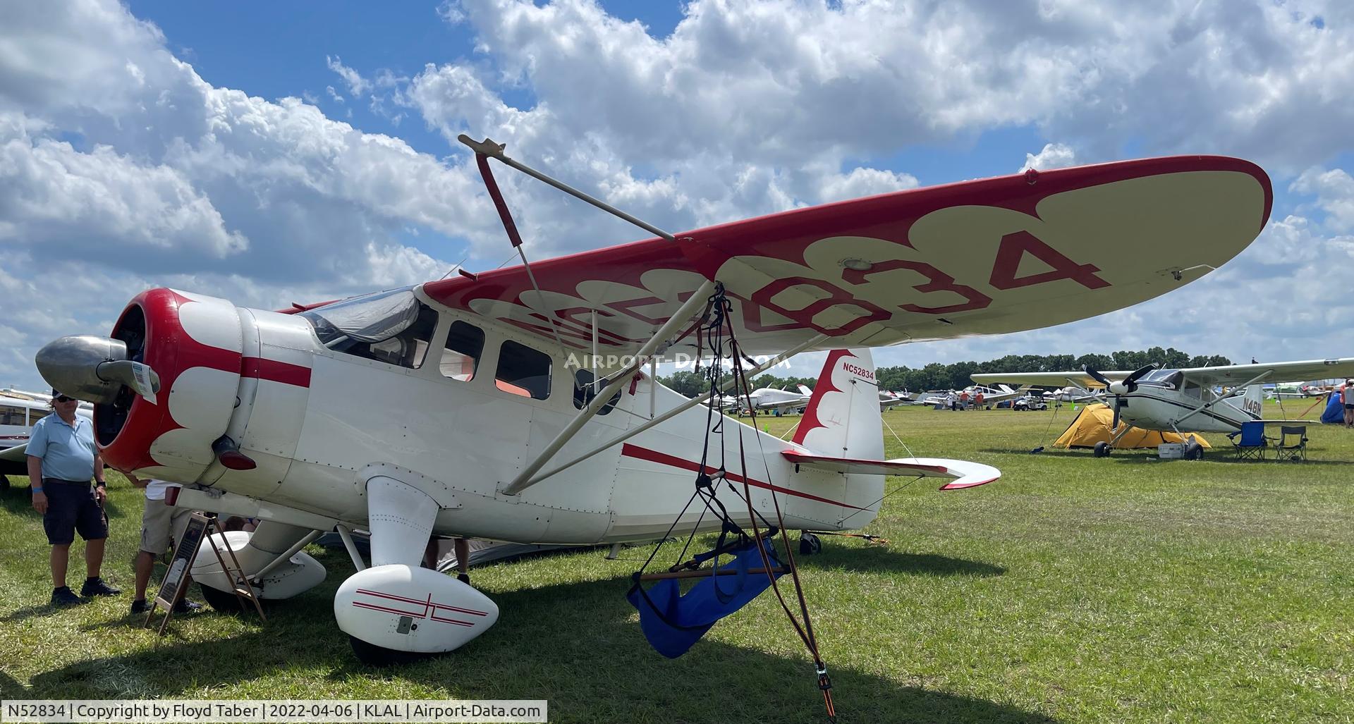 N52834, 1944 Howard Aircraft DGA-15P C/N 1763, SUN N FUN