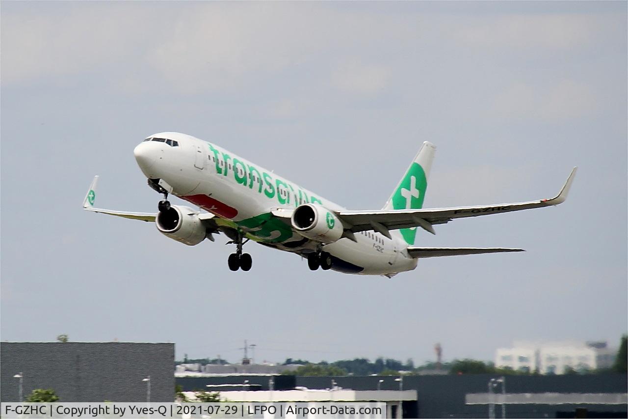 F-GZHC, 2008 Boeing 737-8K2 C/N 29651, Boeing 737-8K2, Take off rwy 24, Paris-Orly Airport (LFPO-ORY)