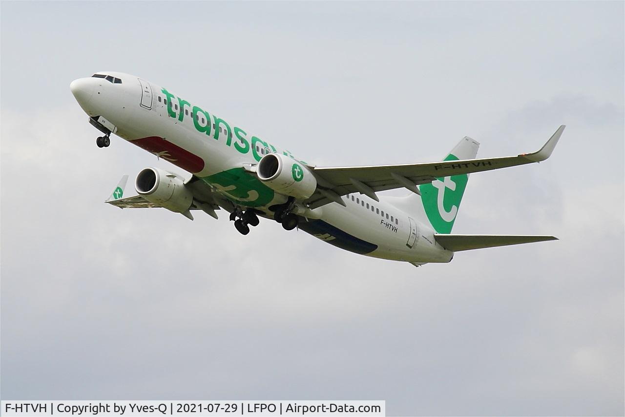 F-HTVH, Boeing 737-800 C/N 62163, Boeing 737-800, Take off rwy 24, Paris Orly airport (LFPO-ORY)